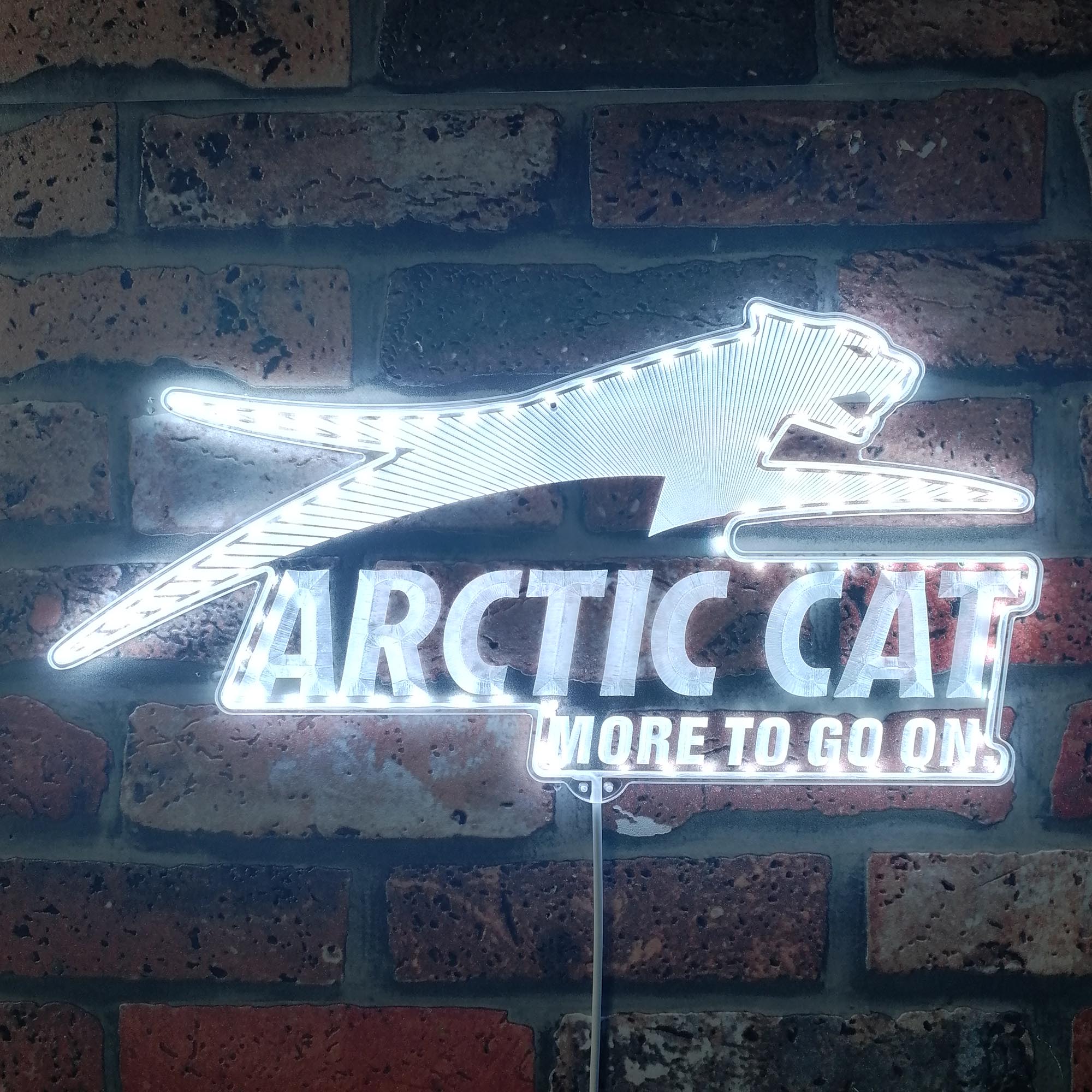 Arctic Cat Dynamic RGB Edge Lit LED Sign