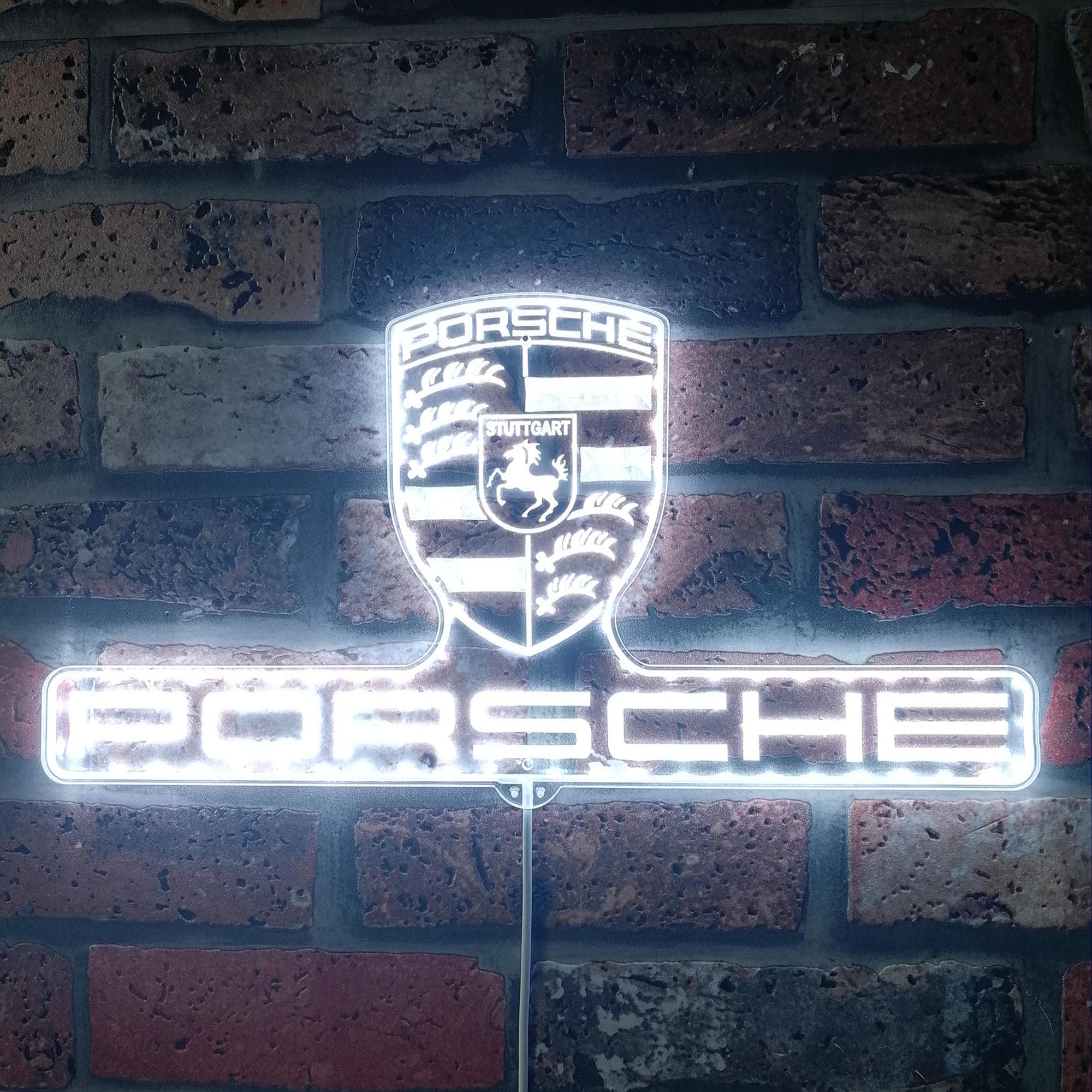 Porsche Dynamic RGB Edge Lit LED Sign