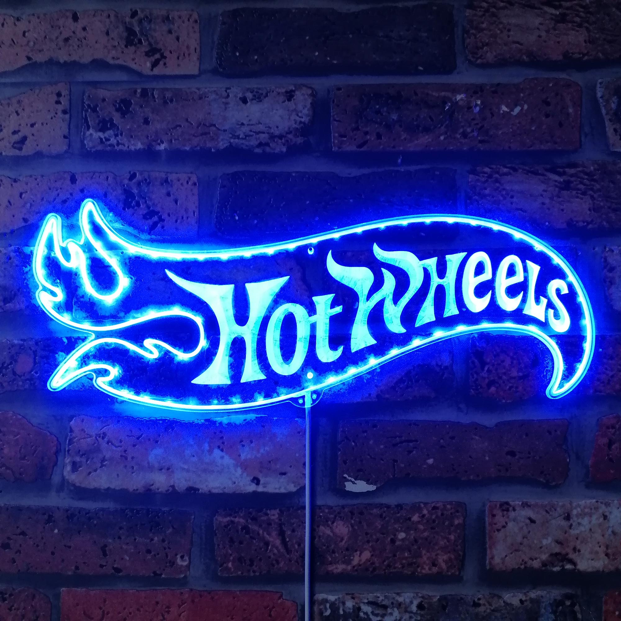 Hot Wheels Dynamic RGB Edge Lit LED Sign