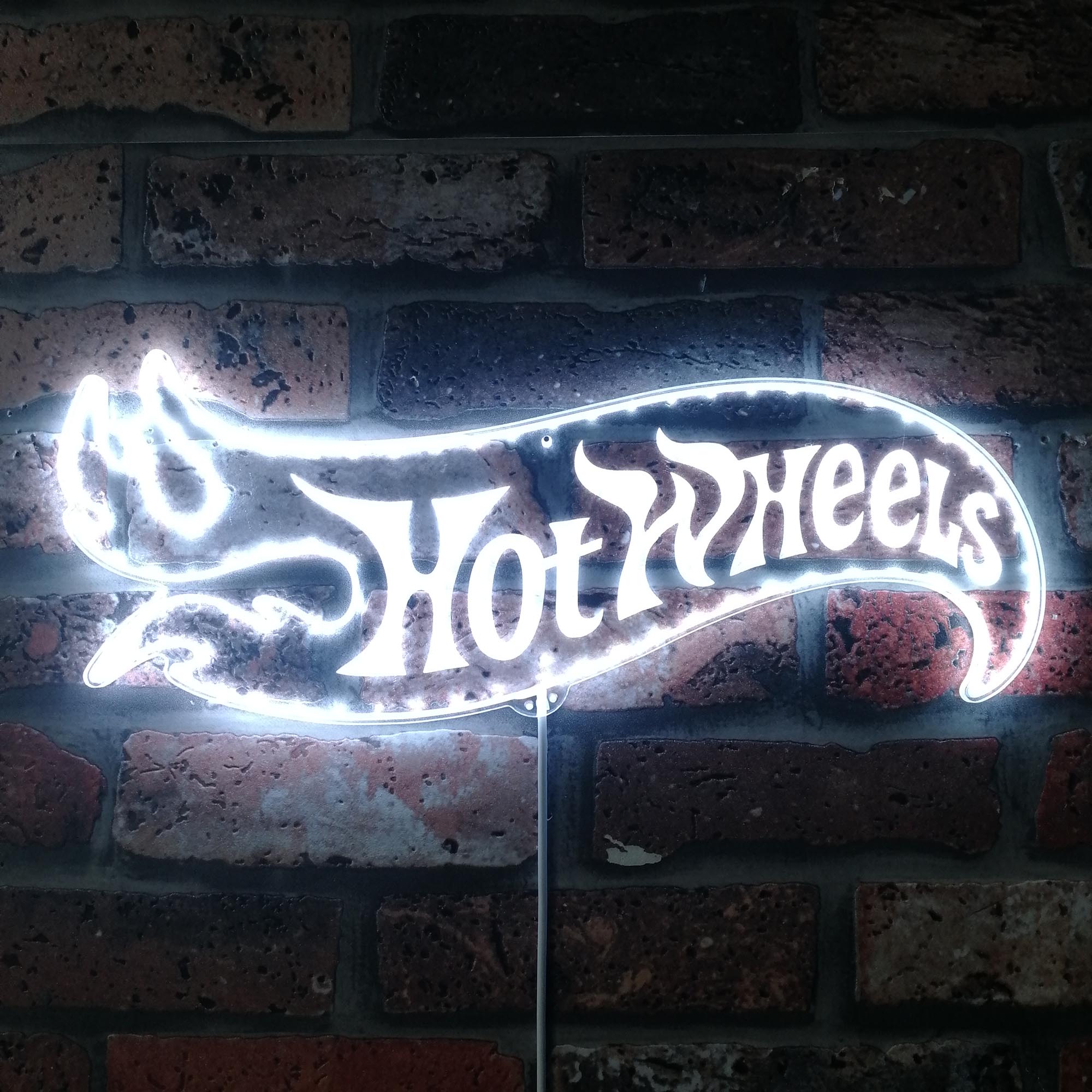 Hot Wheels Dynamic RGB Edge Lit LED Sign