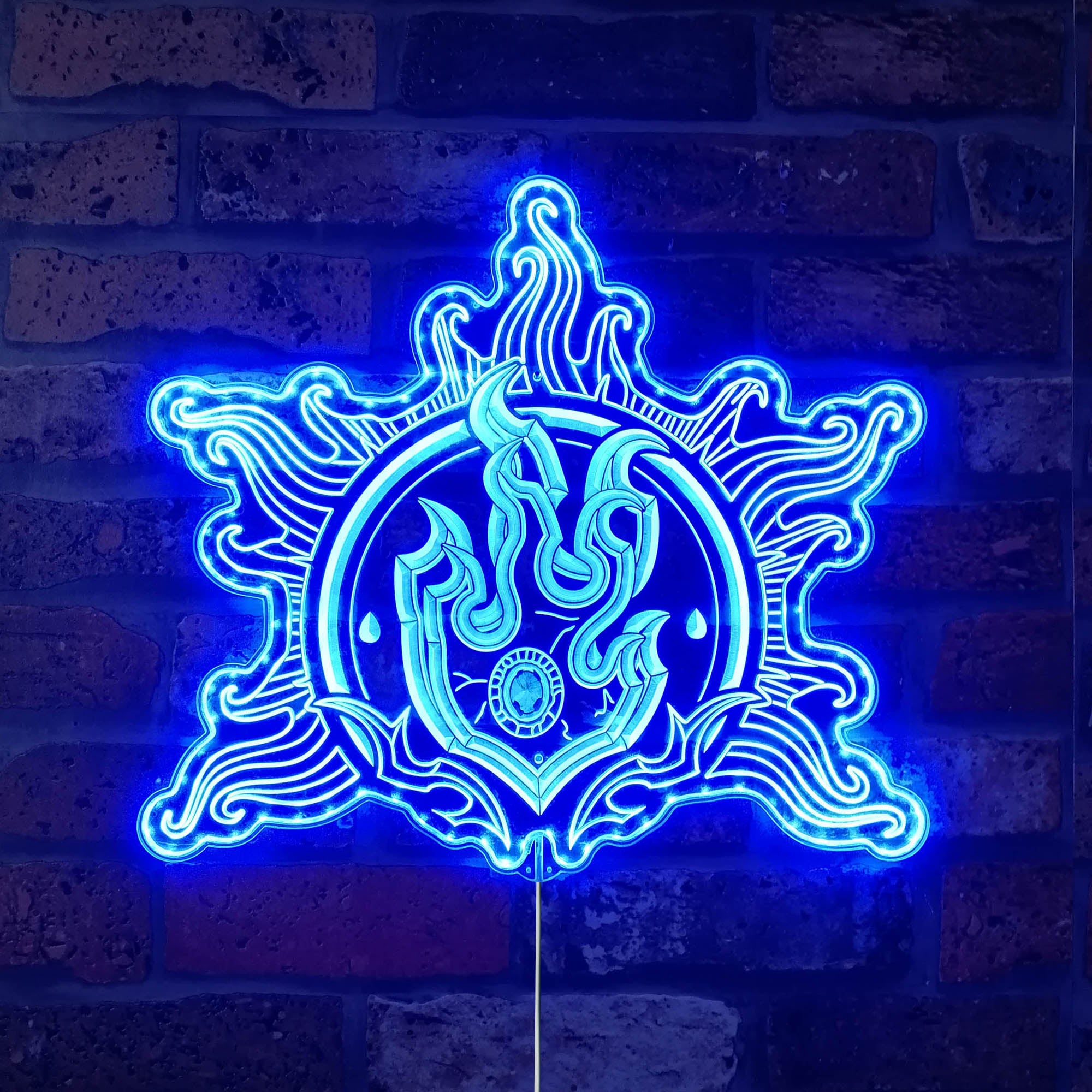 Baldur's Gate 3 Sorcerer Logo Dynamic RGB Edge Lit LED Sign