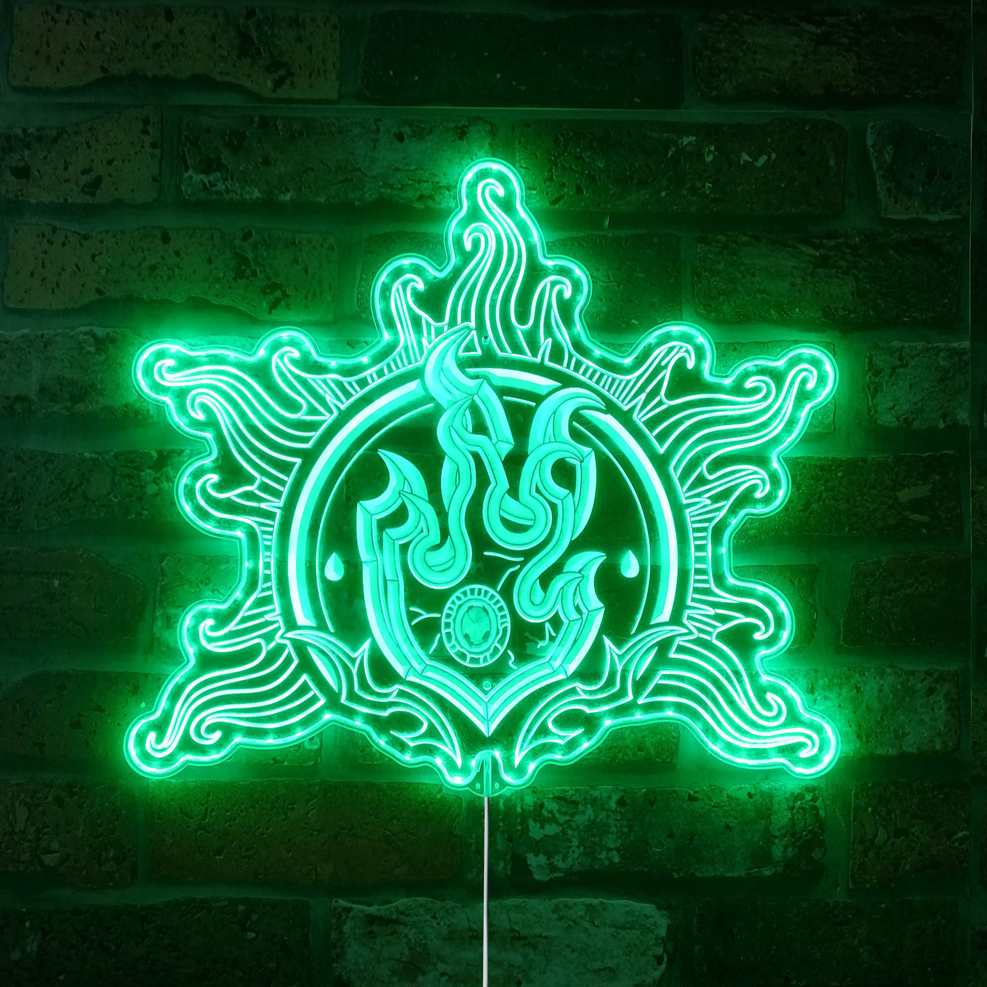 Baldur's Gate 3 Sorcerer Logo Dynamic RGB Edge Lit LED Sign