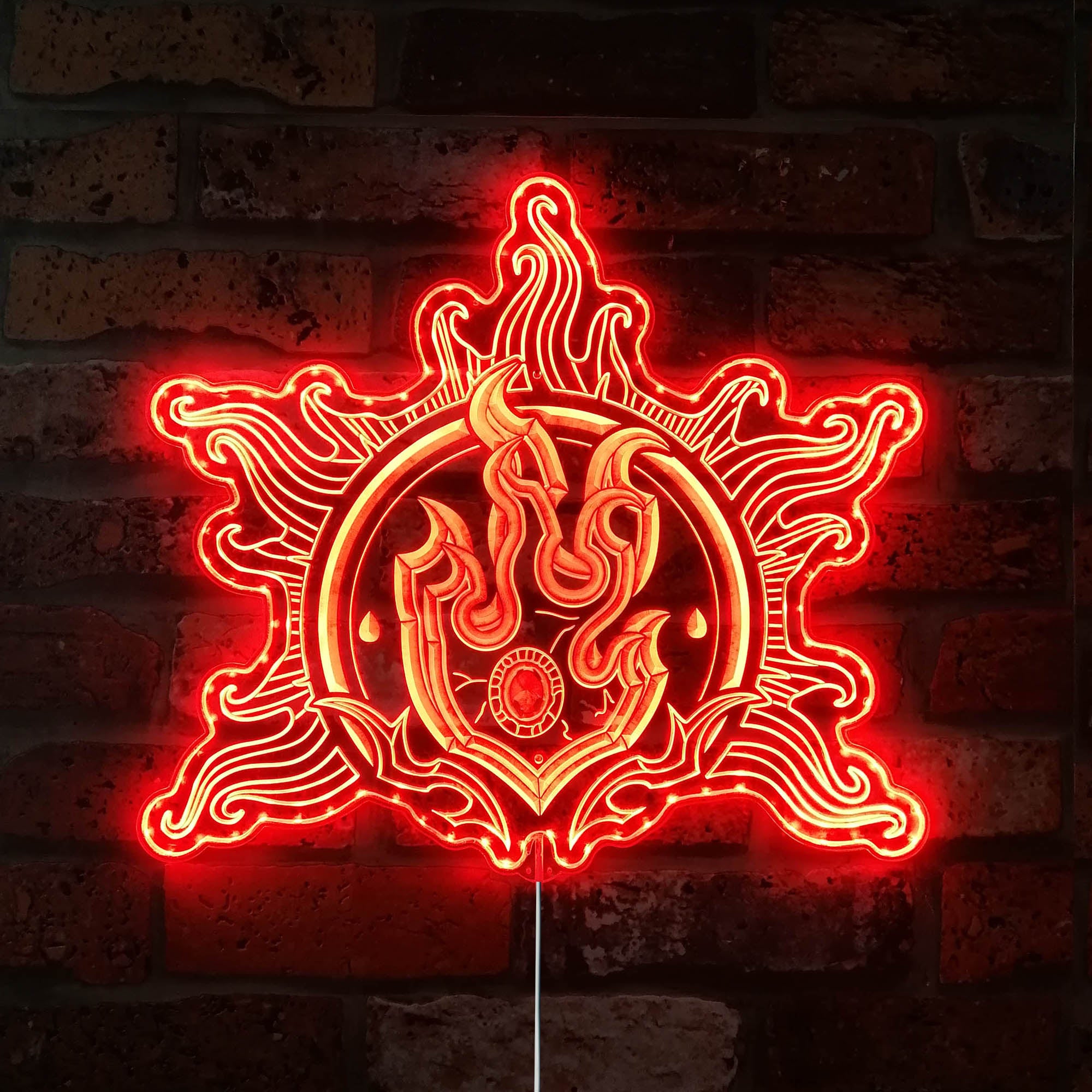 Baldur's Gate 3 Sorcerer Logo Dynamic RGB Edge Lit LED Sign