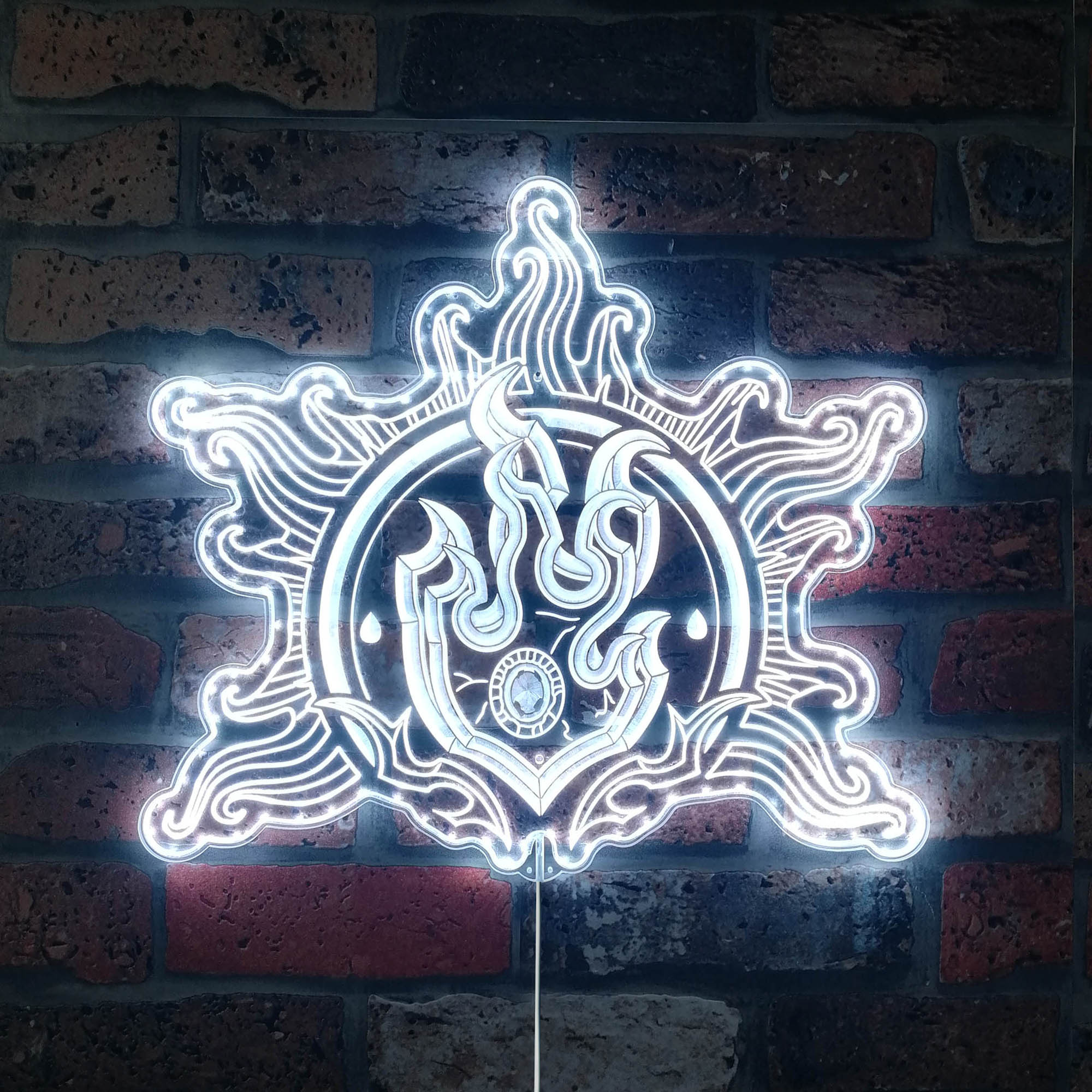 Baldur's Gate 3 Sorcerer Logo Dynamic RGB Edge Lit LED Sign