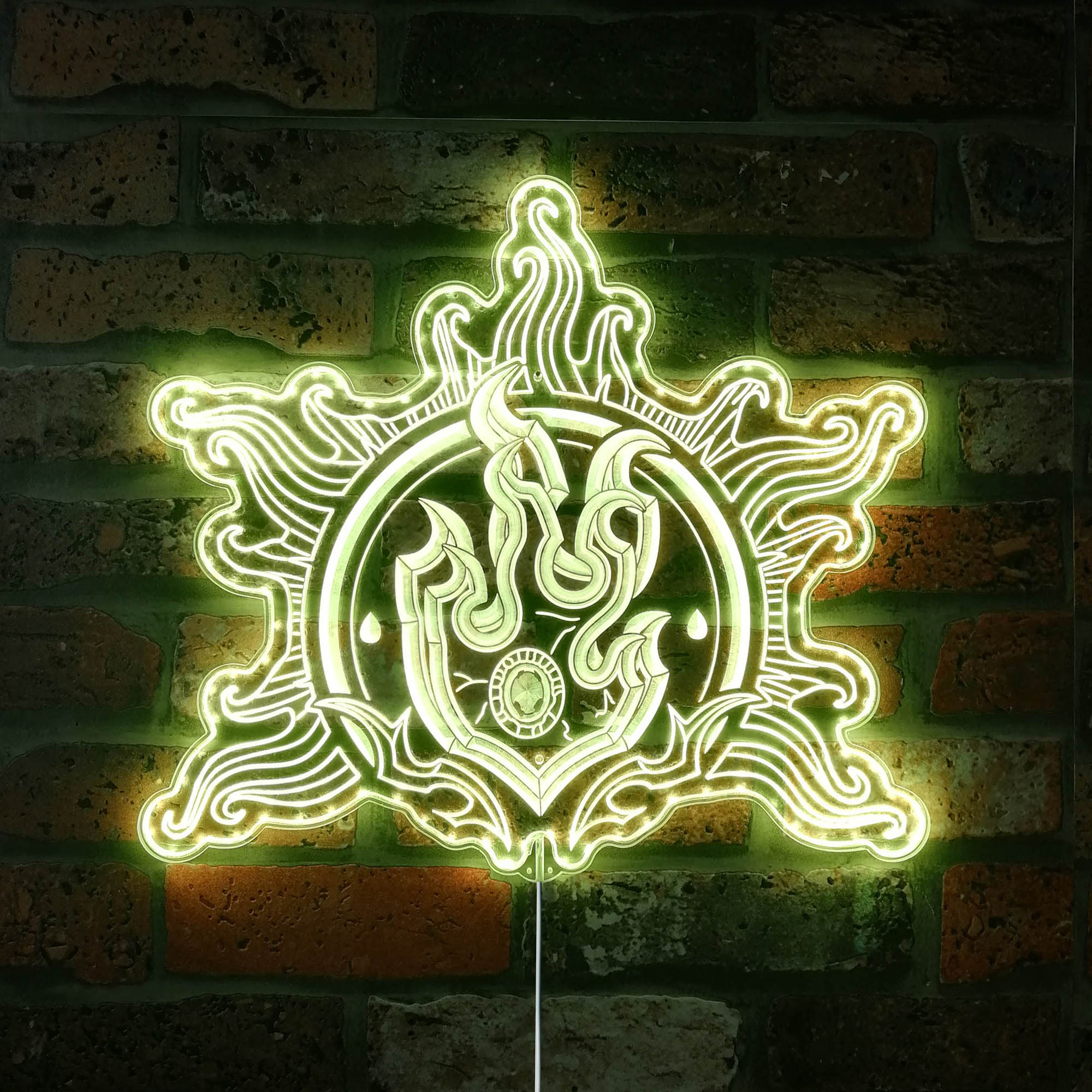 Baldur's Gate 3 Sorcerer Logo Dynamic RGB Edge Lit LED Sign