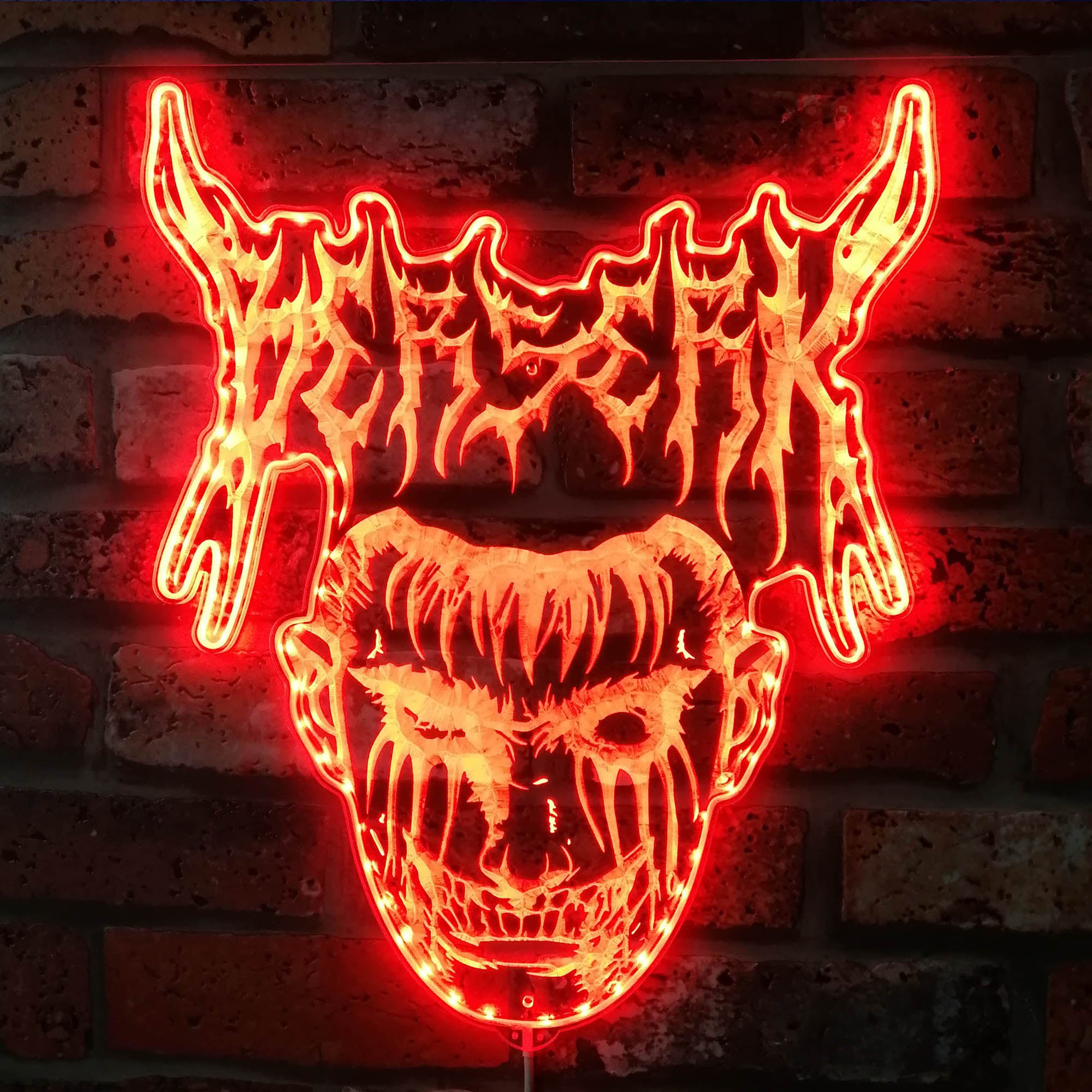 Berserk Dynamic RGB Edge Lit LED Sign