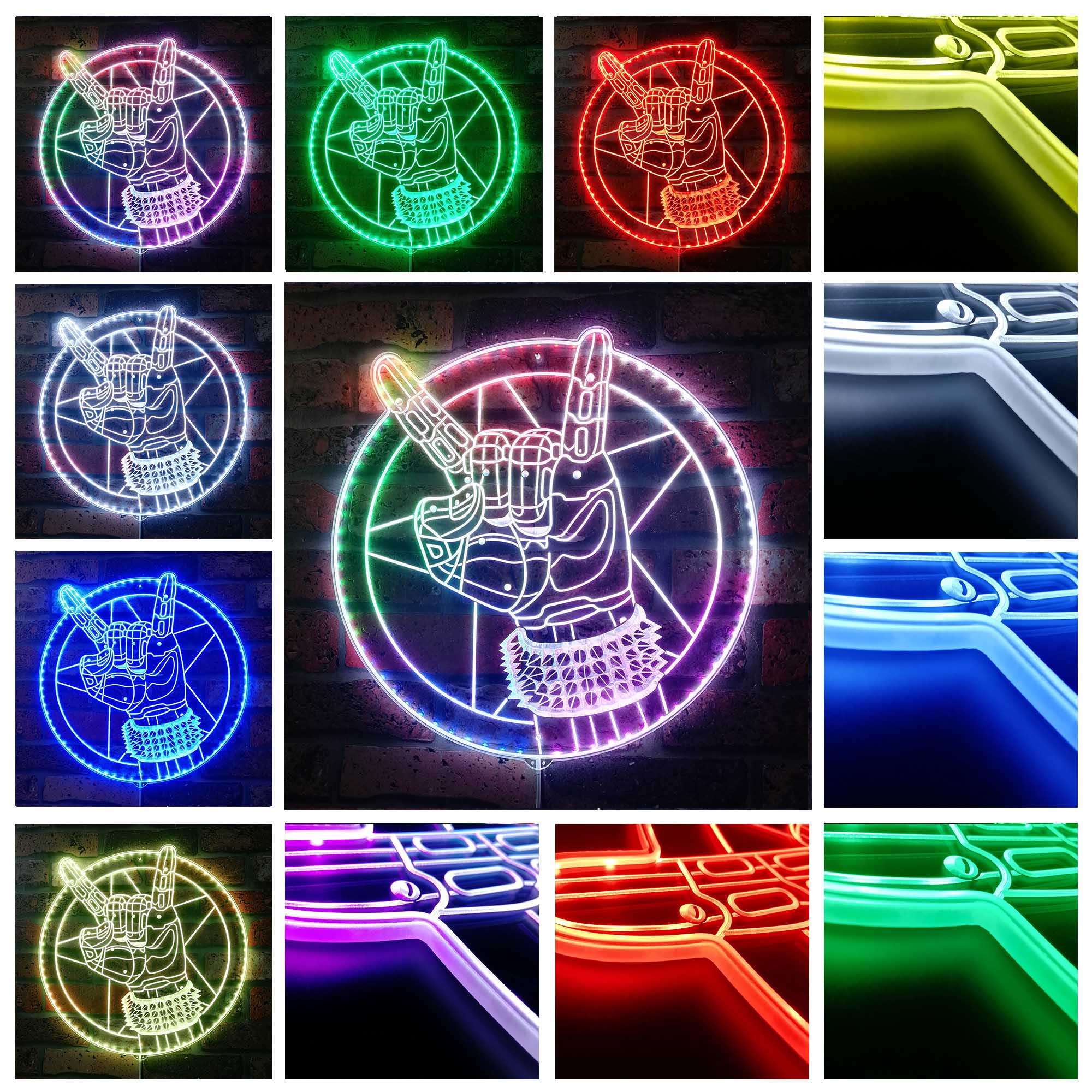 Cyberpunk 2077 Silverhand Dynamic RGB Edge Lit LED Sign