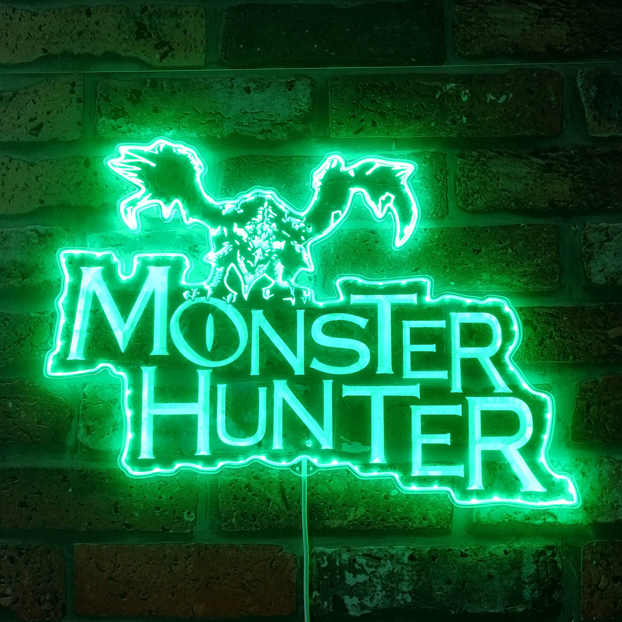 Monster Hunter Dynamic RGB Edge Lit LED Sign