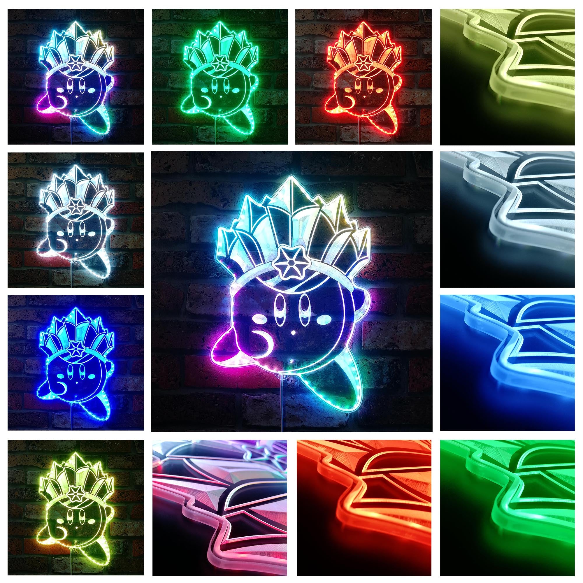 Crown Kirby Dynamic RGB Edge Lit LED Sign
