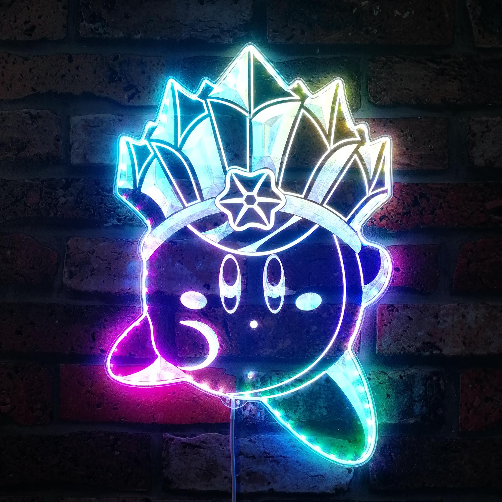 Crown Kirby Dynamic RGB Edge Lit LED Sign