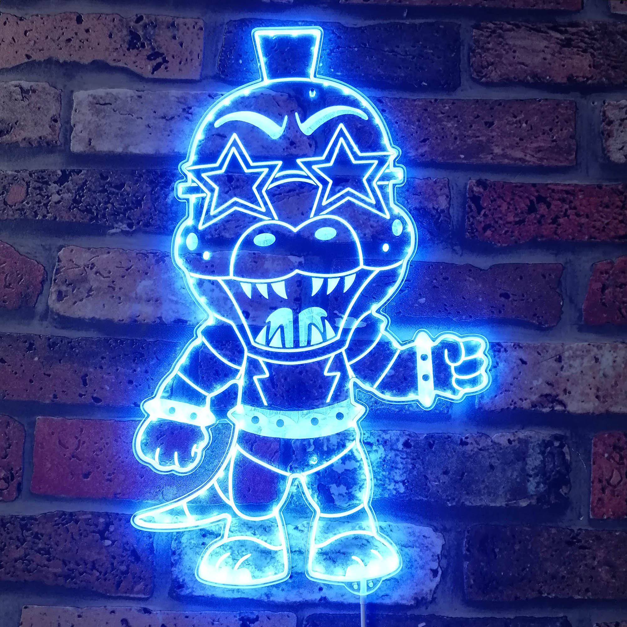 Five nights at Freddy's Monty Gator Dynamic RGB Edge Lit LED Sign