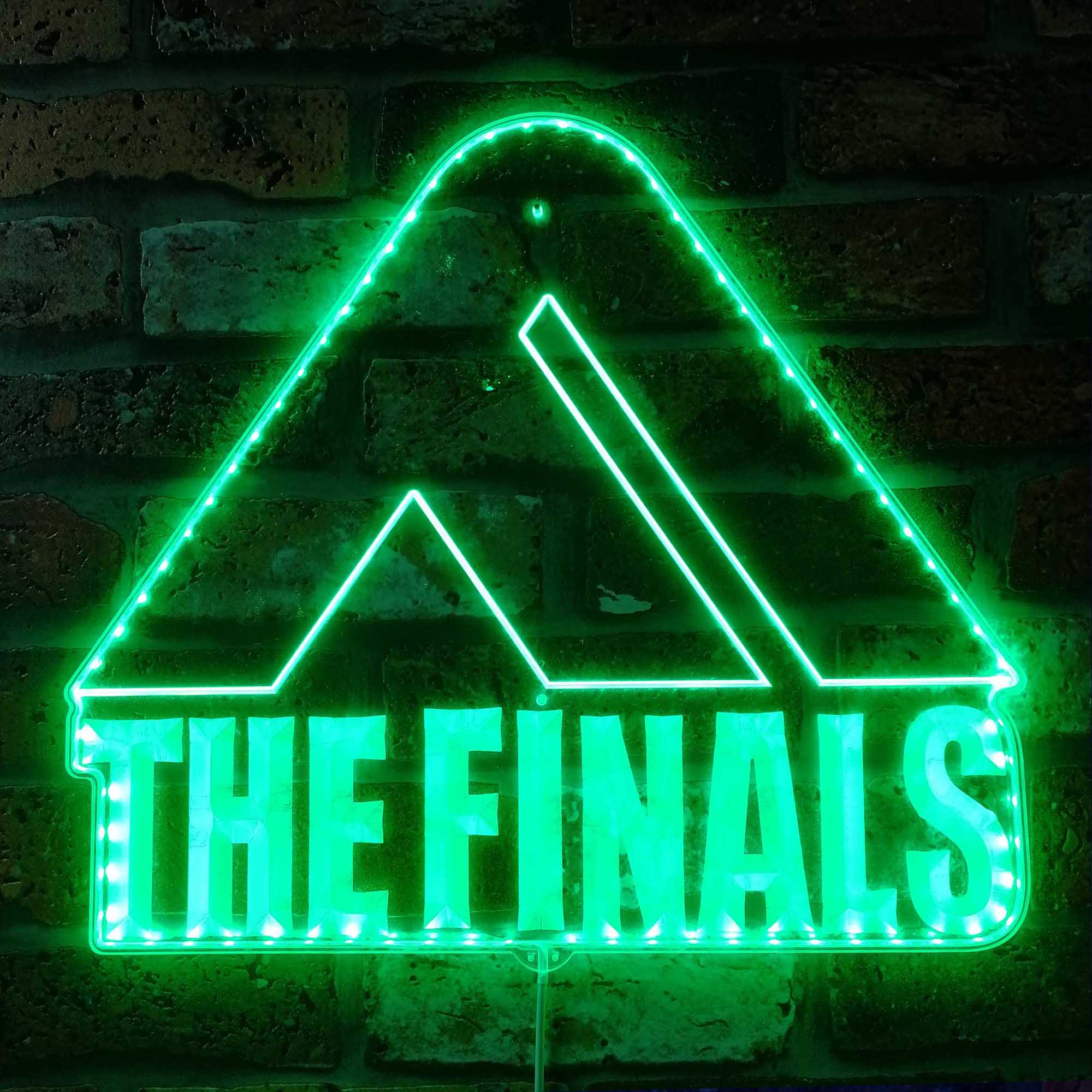 The Finals Gamertag Game Room RGB Edge Lit LED Sign