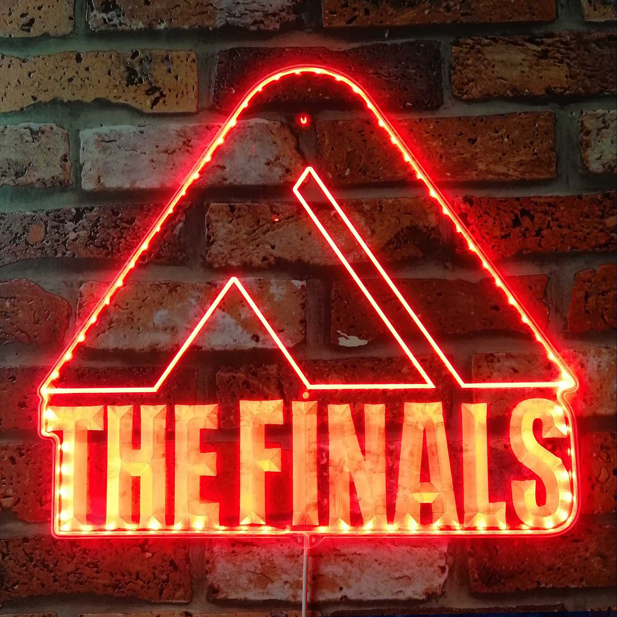 The Finals Gamertag Game Room RGB Edge Lit LED Sign