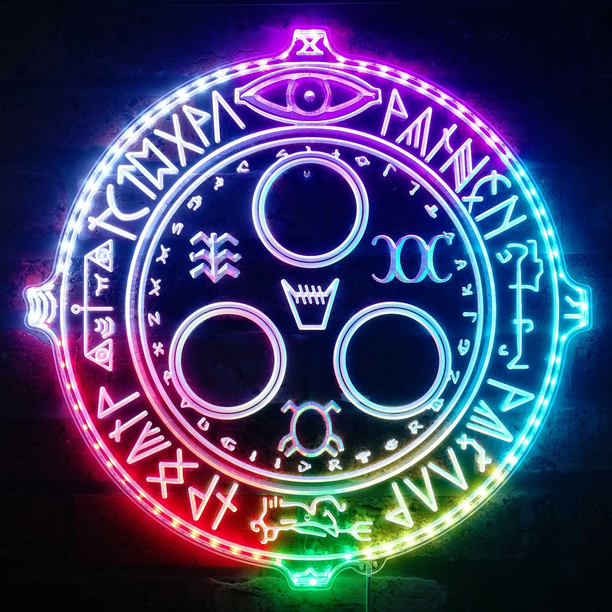 Silent Hill Halo Of The Sun Dynamic RGB Edge Lit LED Sign