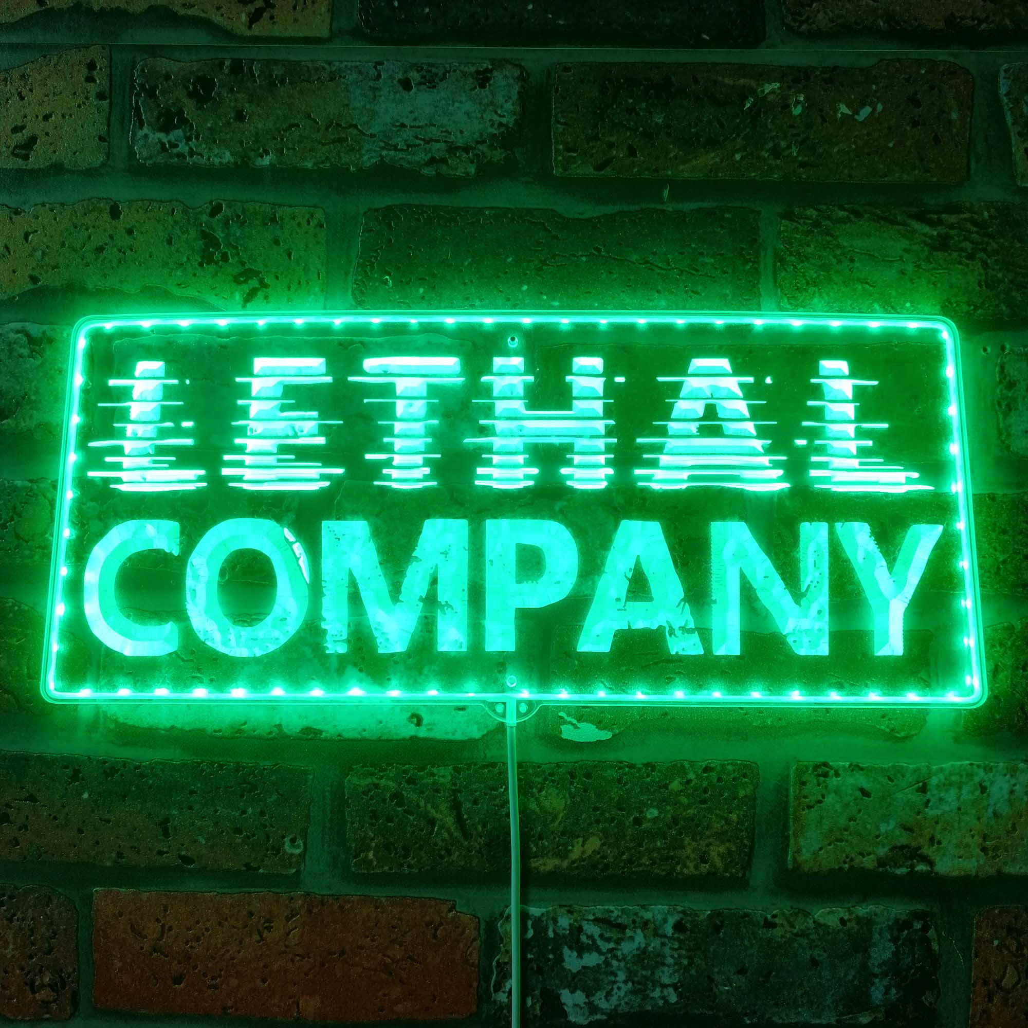 Lethal Company Dynamic RGB Edge Lit LED Sign