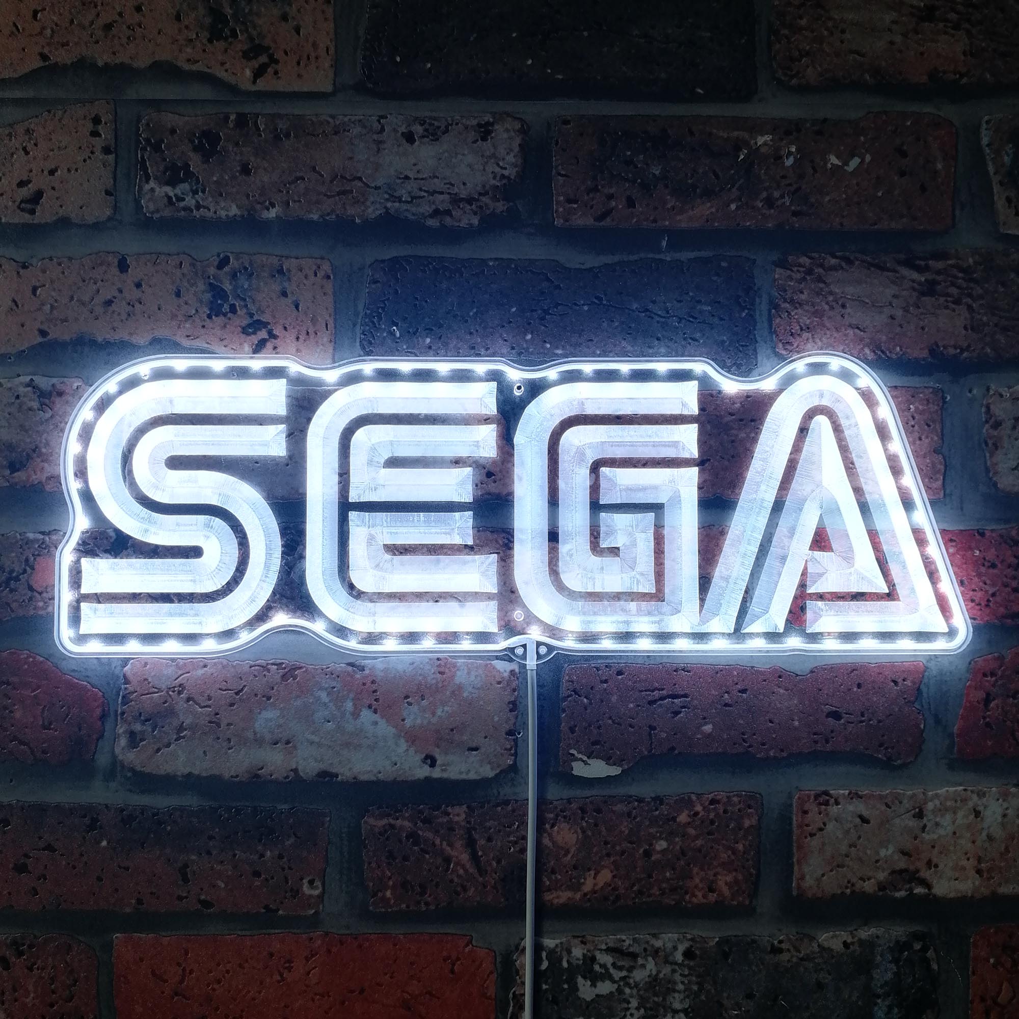 Sega Game Room Dynamic RGB Edge Lit LED Sign