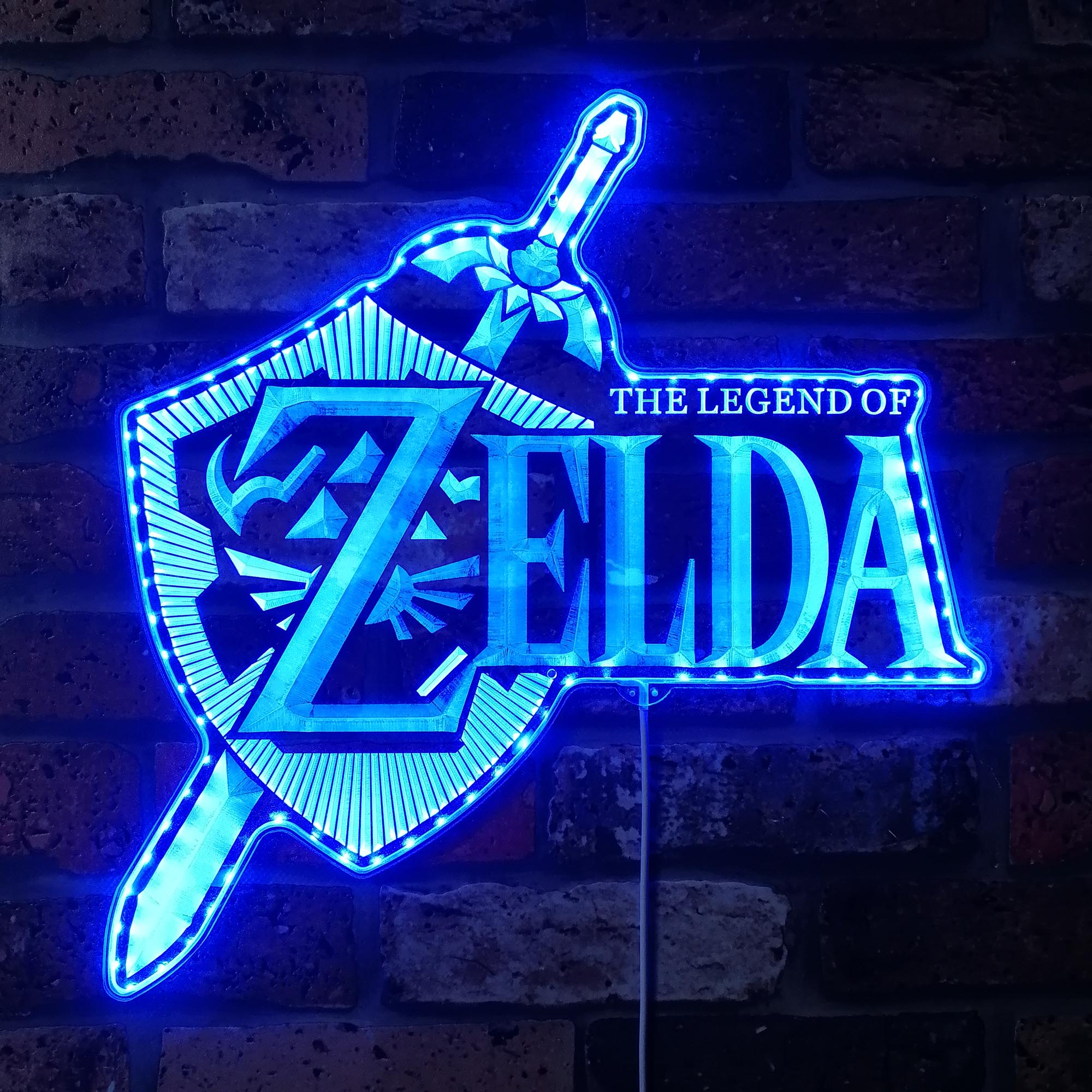 Legend of Zelda Dynamic RGB Edge Lit LED Sign