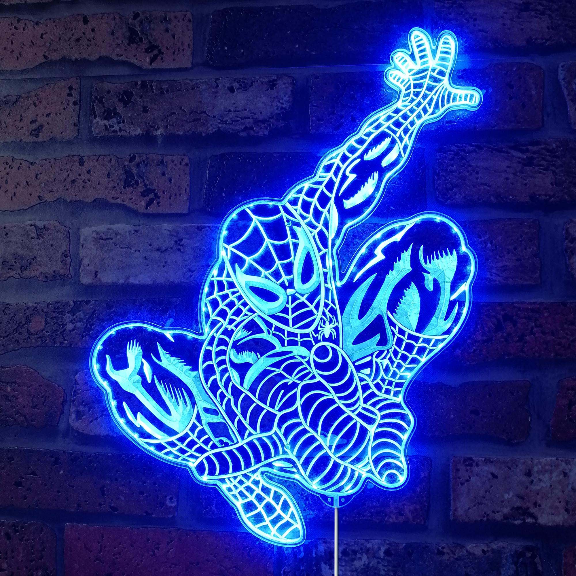 Spider Man Marvels Dynamic RGB Edge Lit LED Sign