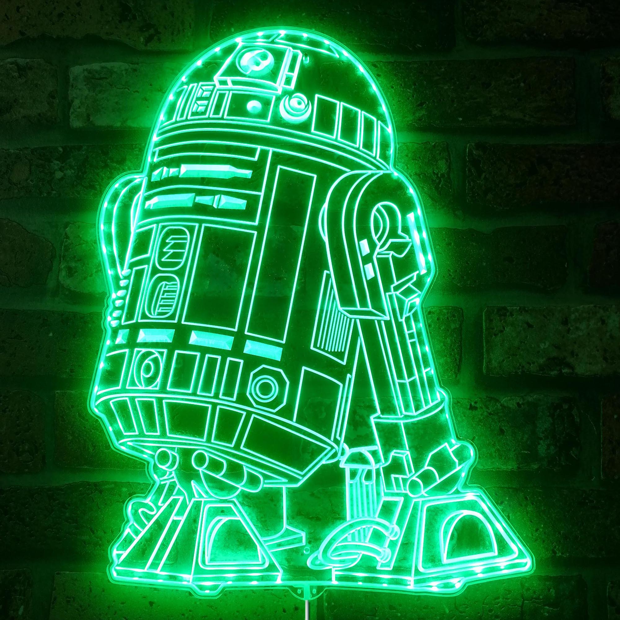 Star Wars R2D2 Dynamic RGB Edge Lit LED Sign
