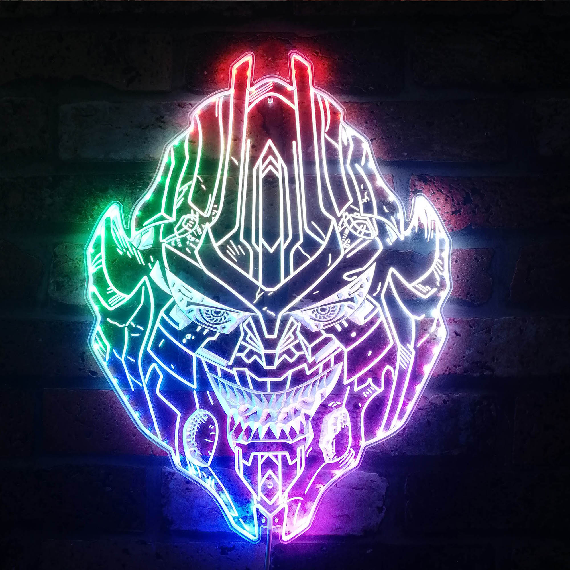 Transformers Decepticon Dynamic RGB Edge Lit LED Sign