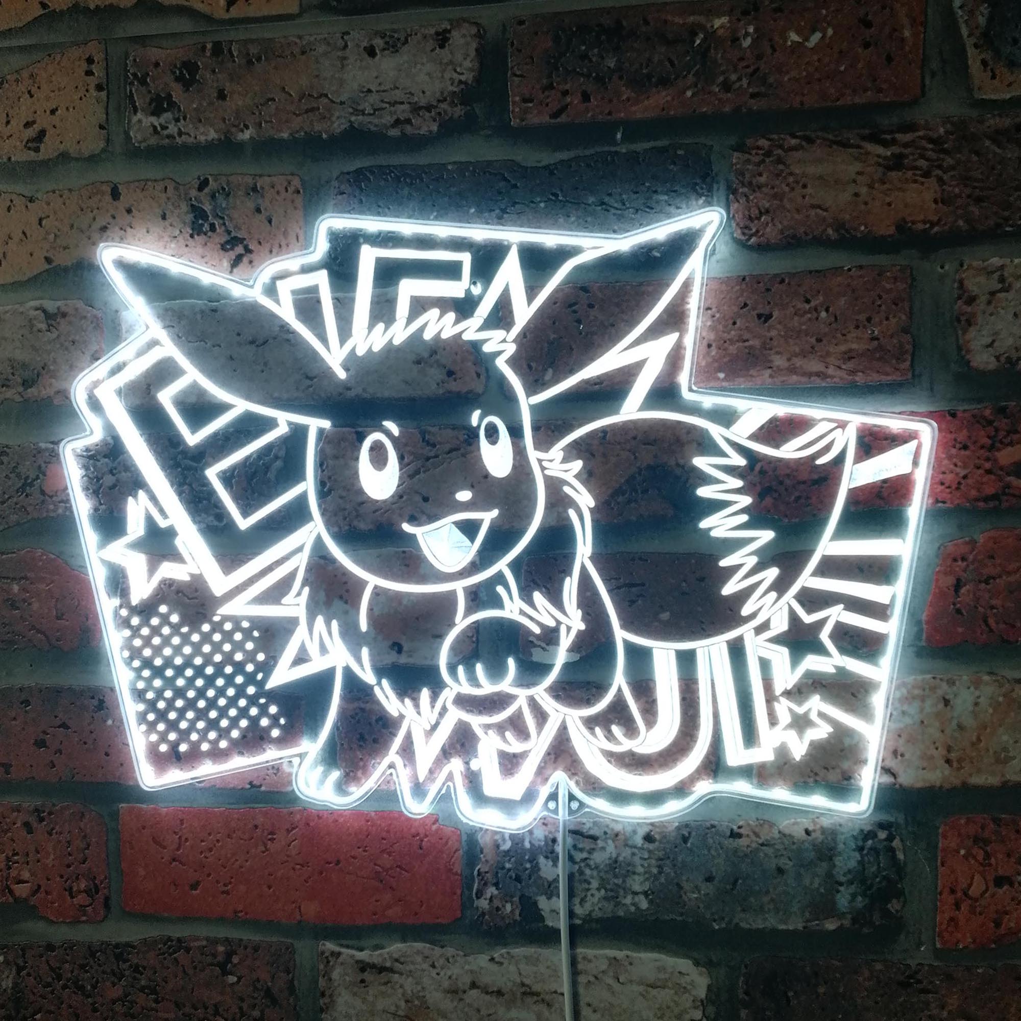 Eevee Dynamic RGB Edge Lit LED Sign