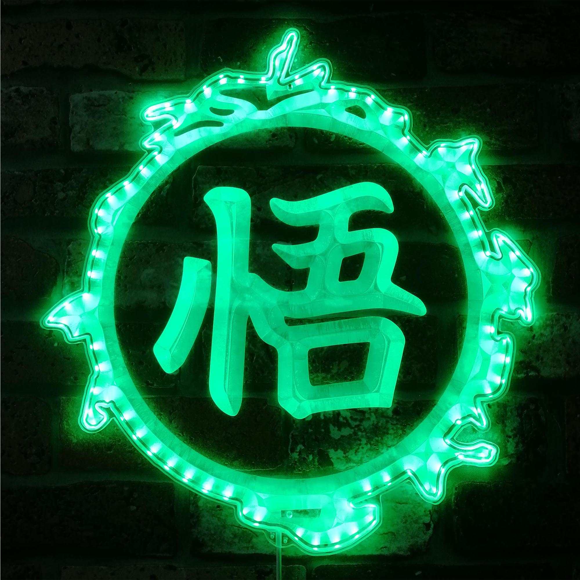 Dragonball Goku Japanese Anime Dynamic RGB Edge Lit LED Sign