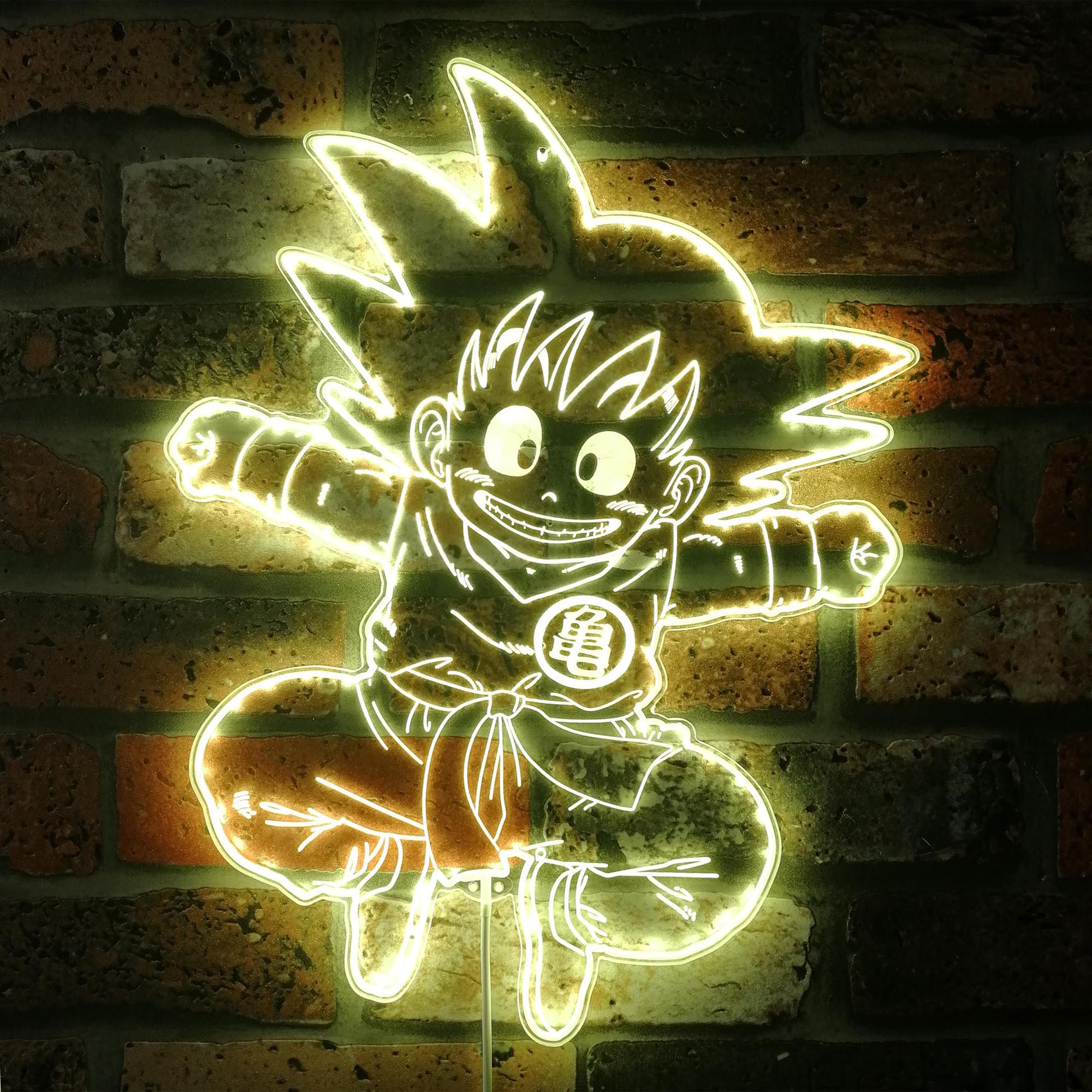 Dragonball Goku Japanese Anime Dynamic RGB Edge Lit LED Sign