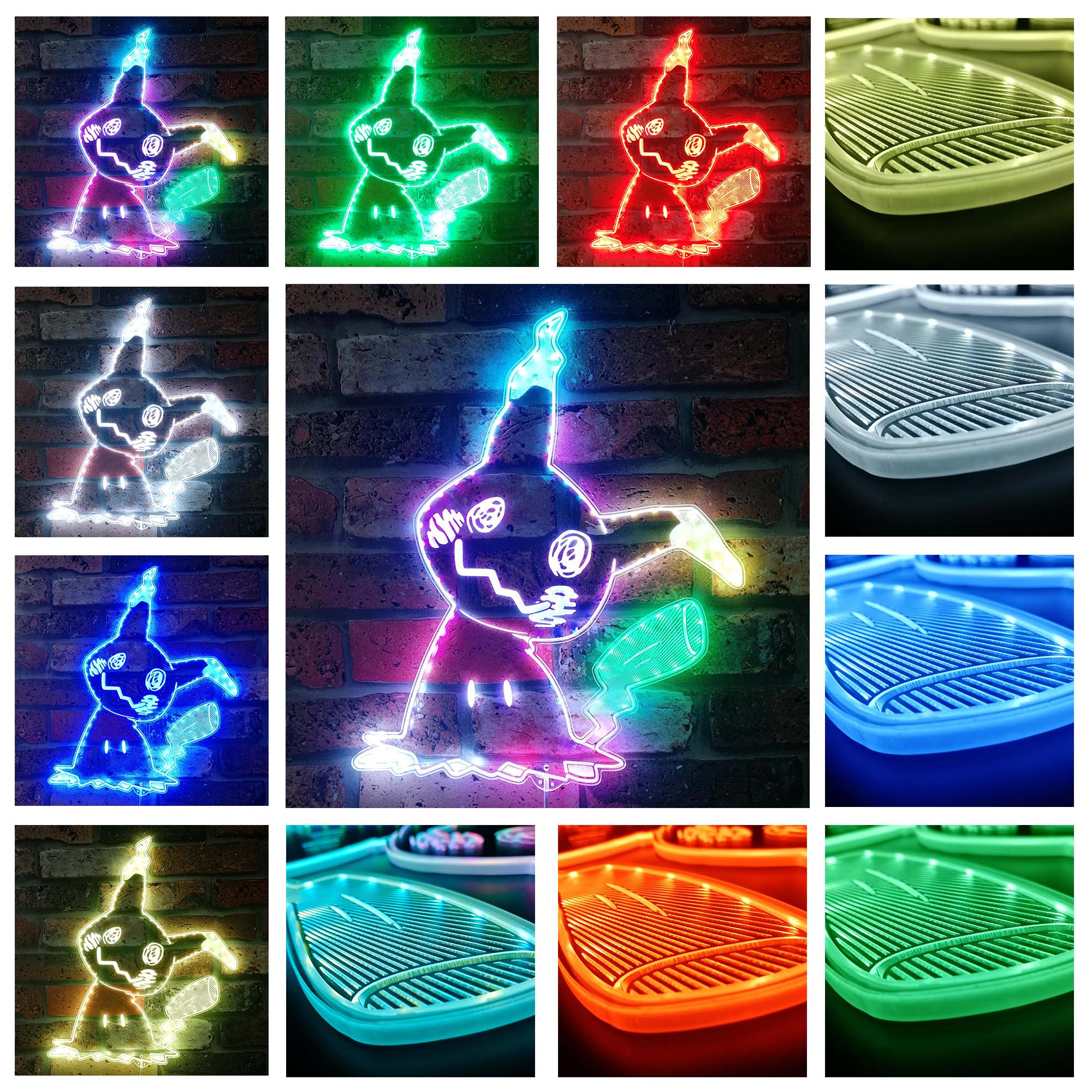 Mimikyu Neon RGB Edge Lit LED Sign