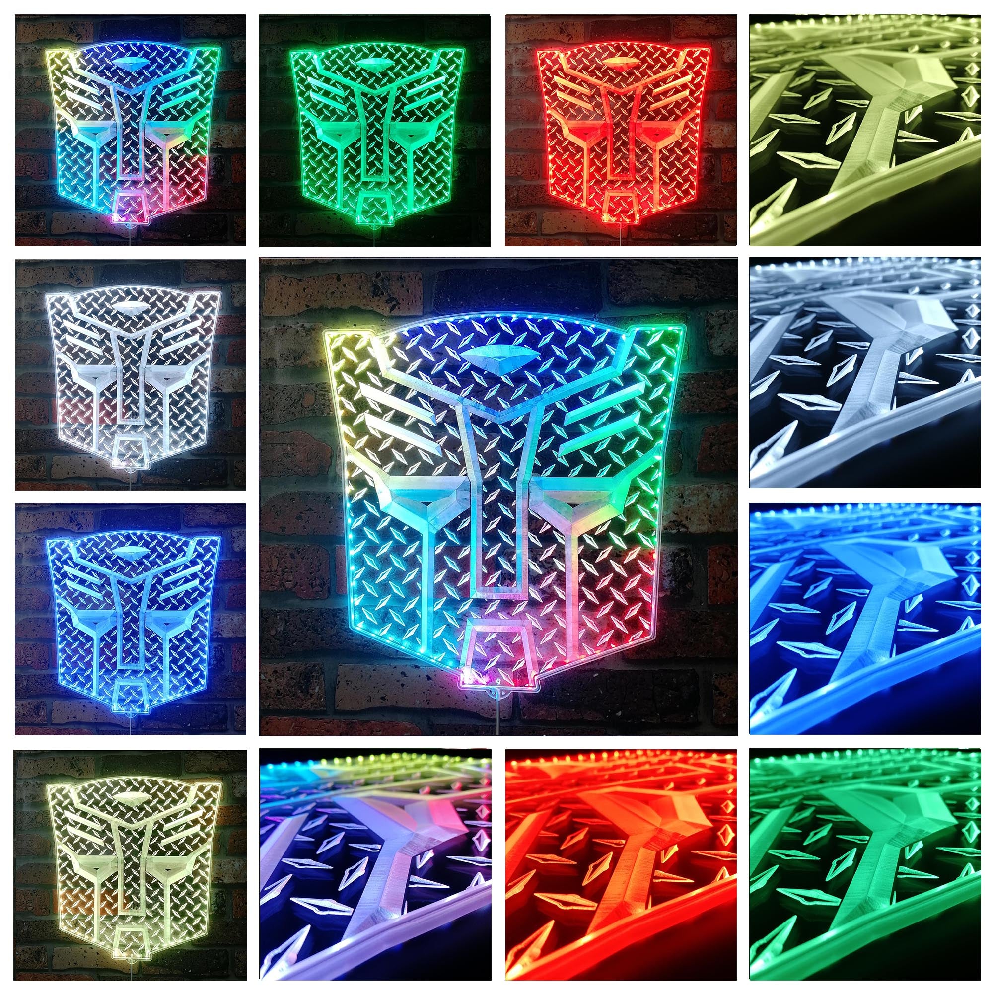 Transformers Dynamic RGB Edge Lit LED Sign