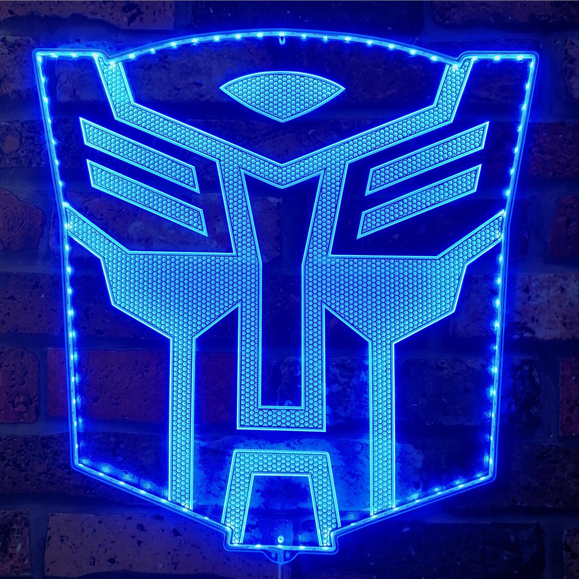 Transformers Dynamic RGB Edge Lit LED Sign | PROLEDSIGN