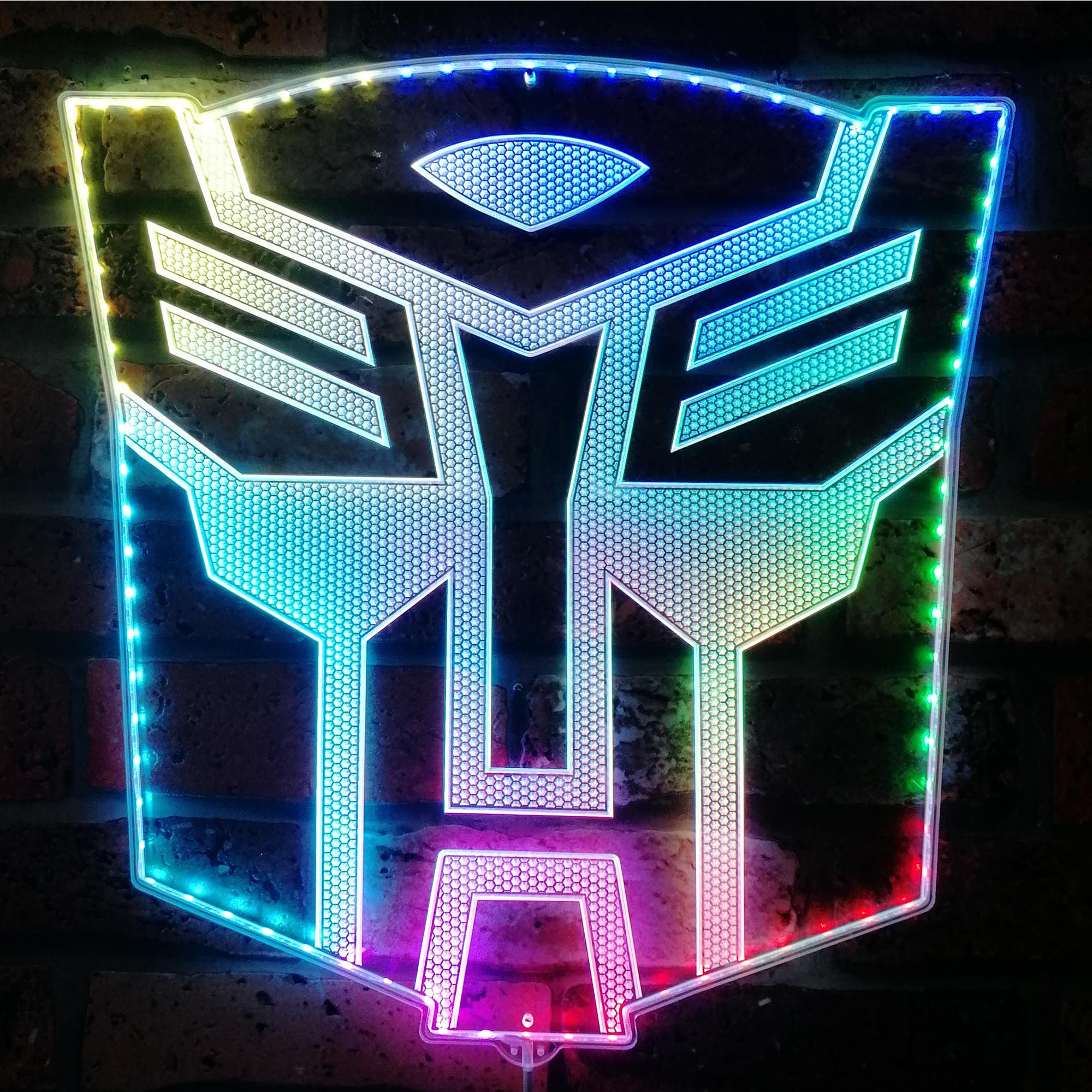 Transformers Dynamic RGB Edge Lit LED Sign