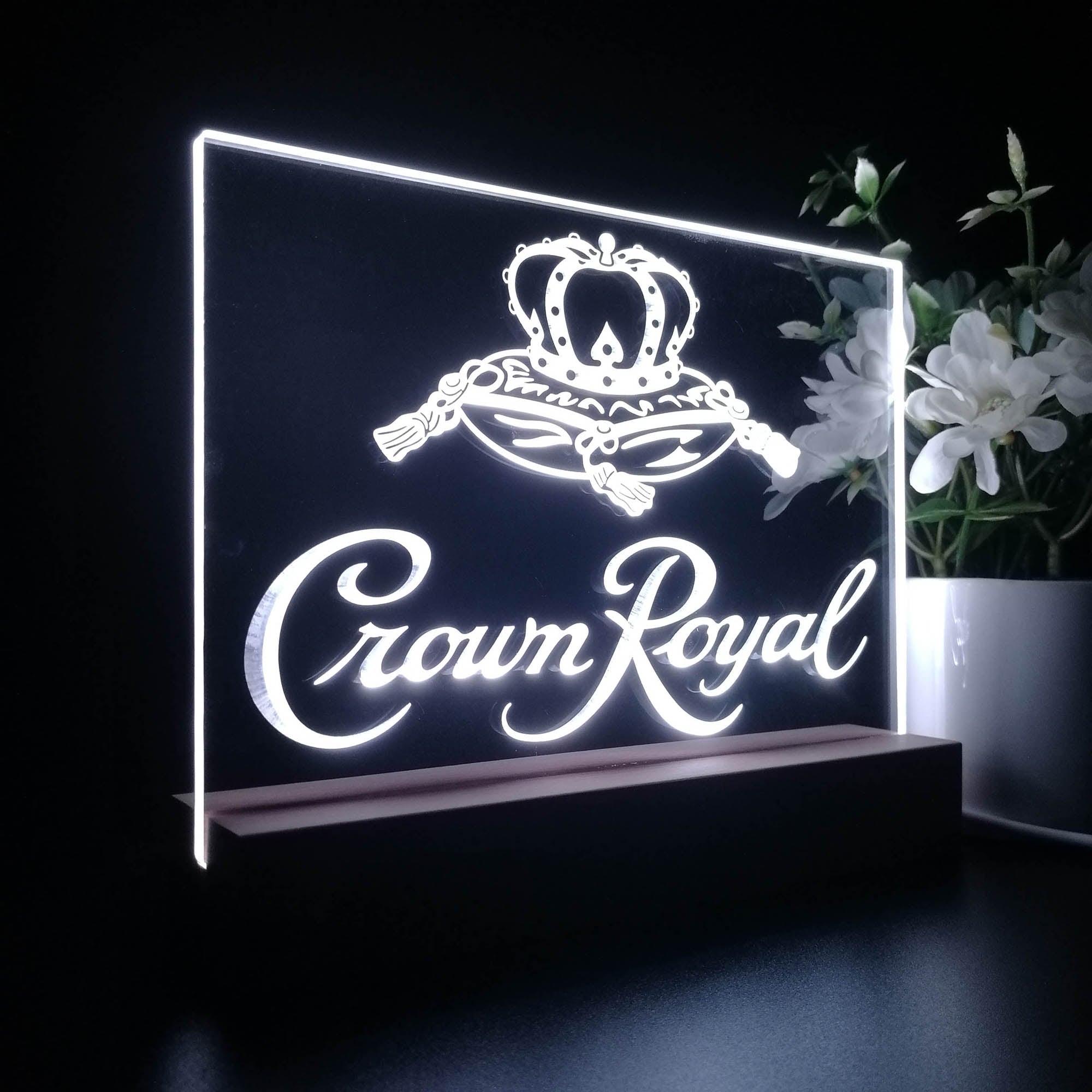Crown Royal Neon Sign Pub Bar Lamp