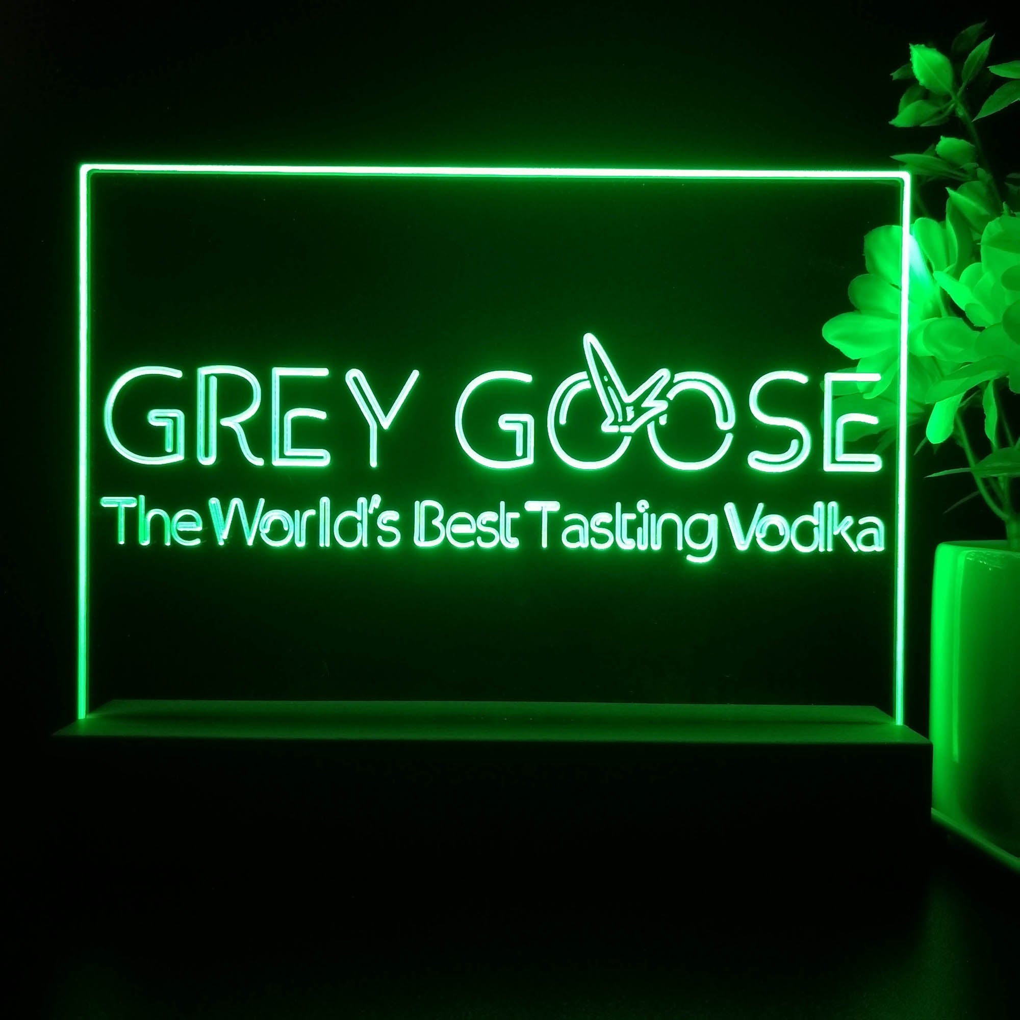 Grey Goose Neon Sign Pub Bar Lamp