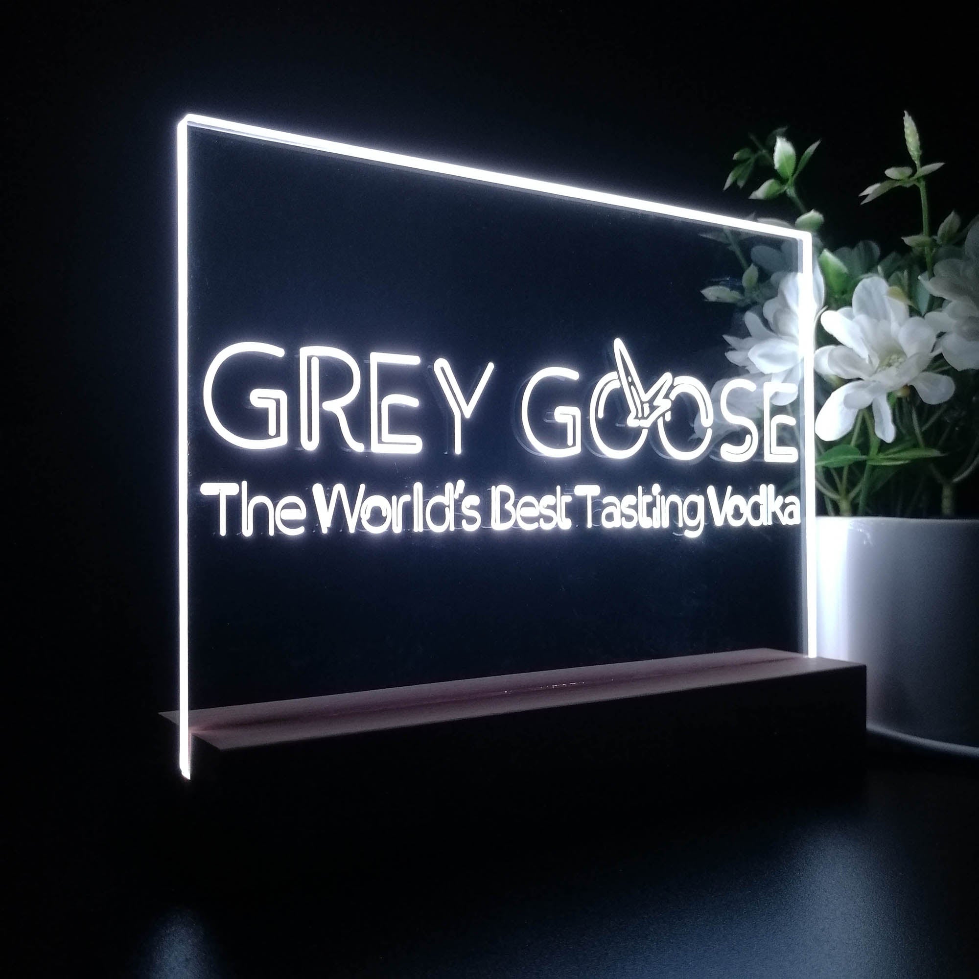 Grey Goose Neon Sign Pub Bar Lamp