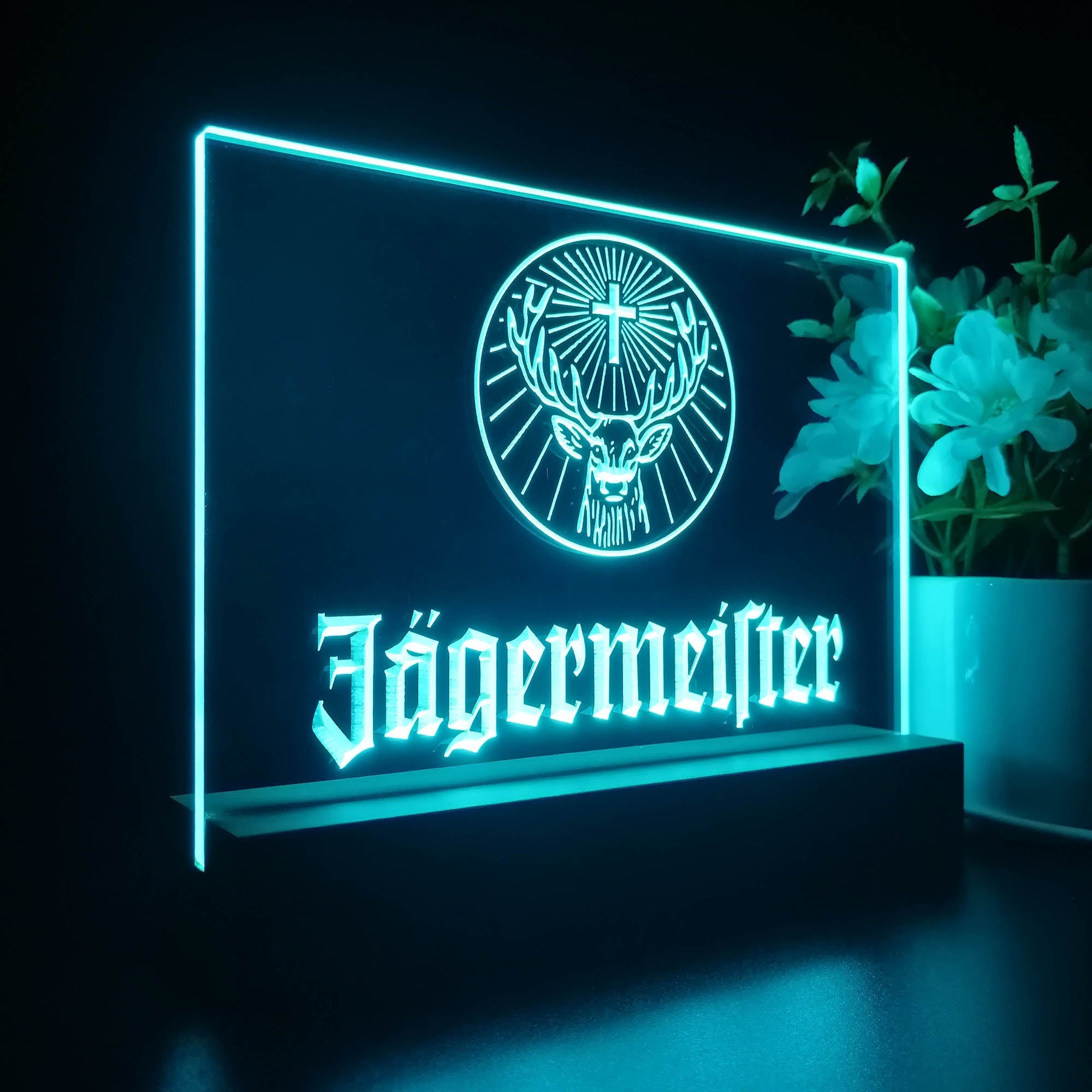 Jagermeister Deer Drink Bar Neon Sign Pub Bar Lamp