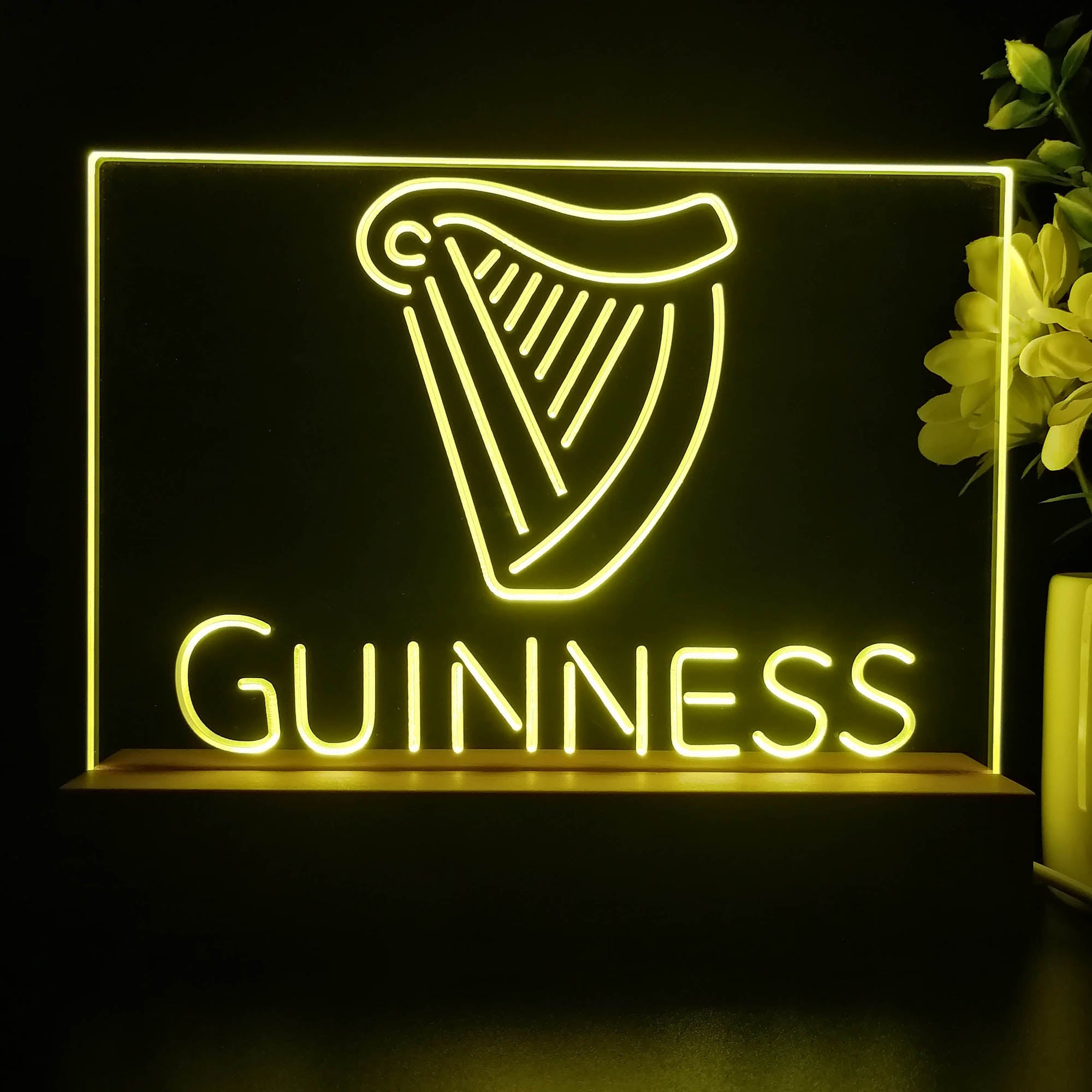 Guinness Ale Neon Sign Pub Bar Lamp