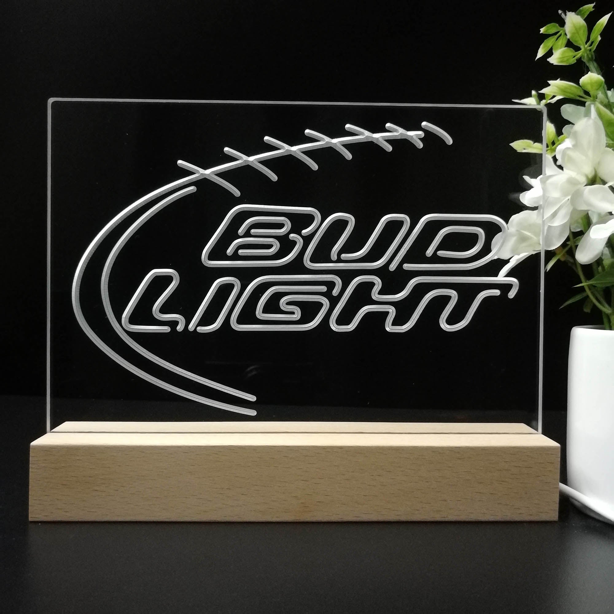Bud Light Sport Neon Sign Pub Bar Lamp