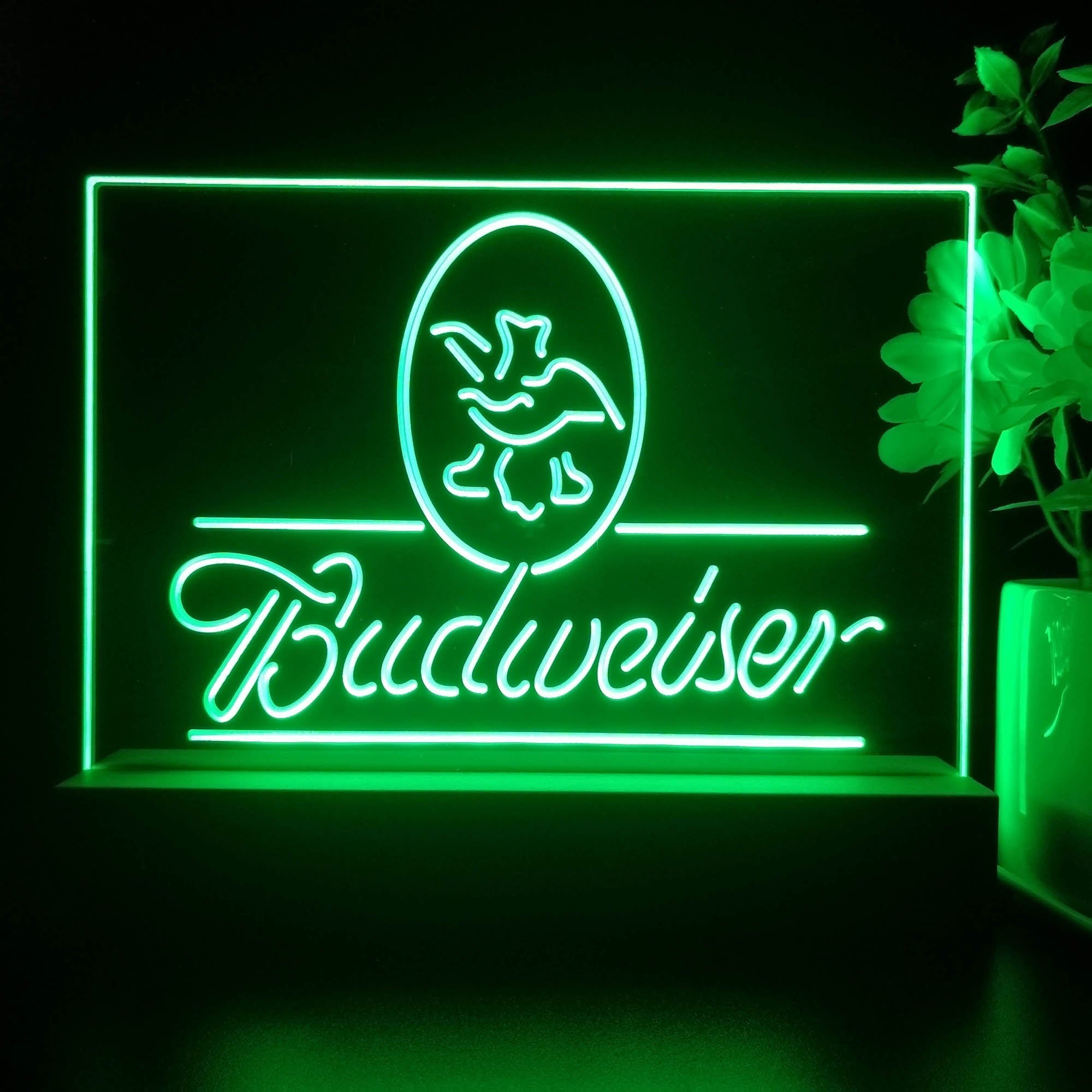 Budweiser Eagle US Beer Company Neon Sign Pub Bar Lamp