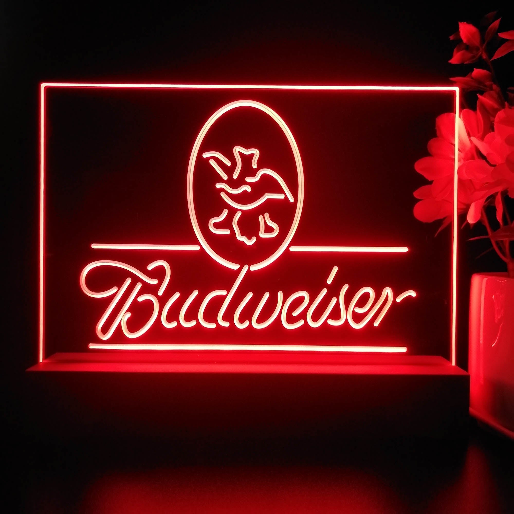 Budweiser Eagle US Beer Company Neon Sign Pub Bar Lamp