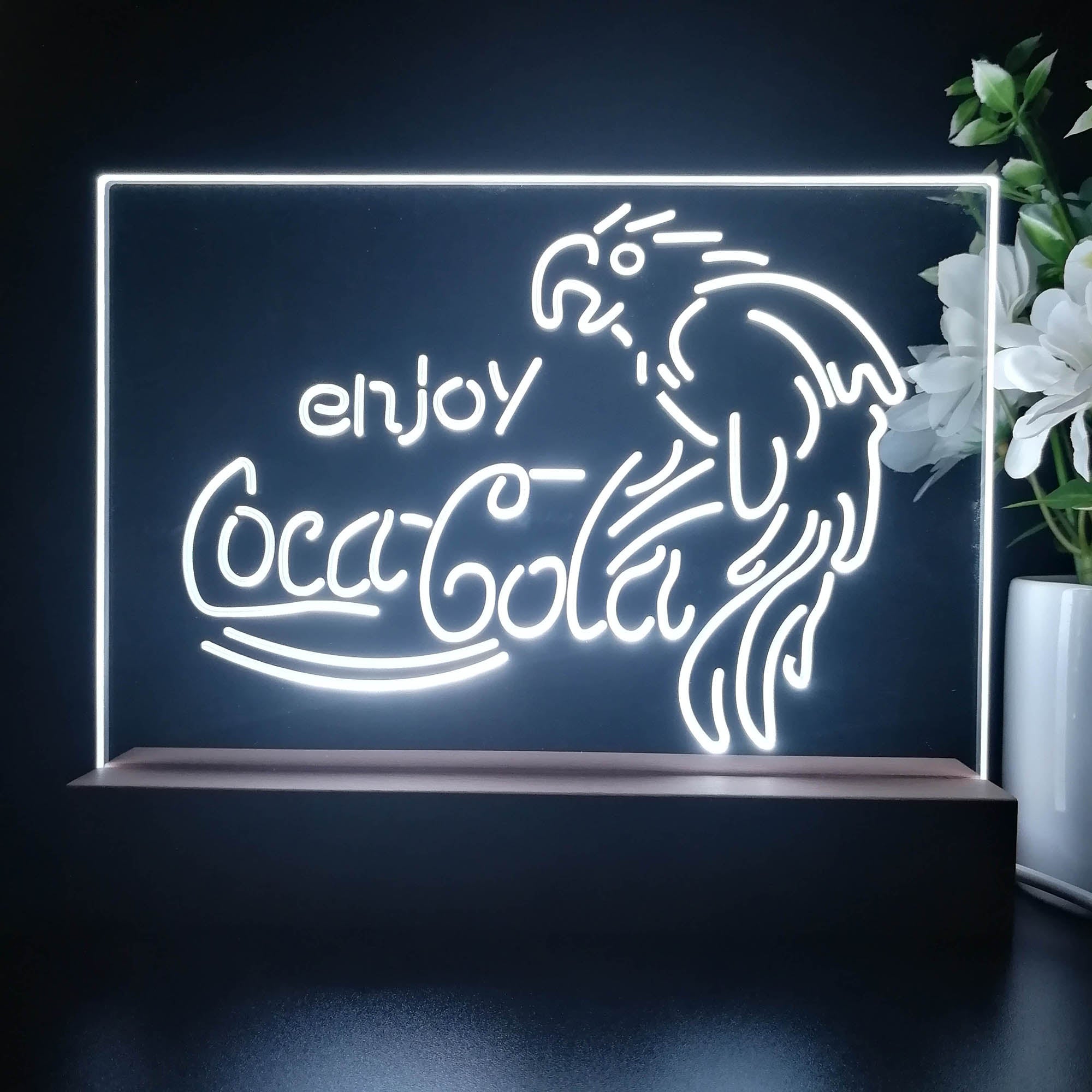 Coca Cola Classic Logo Bar Neon Sign Pub Bar Lamp
