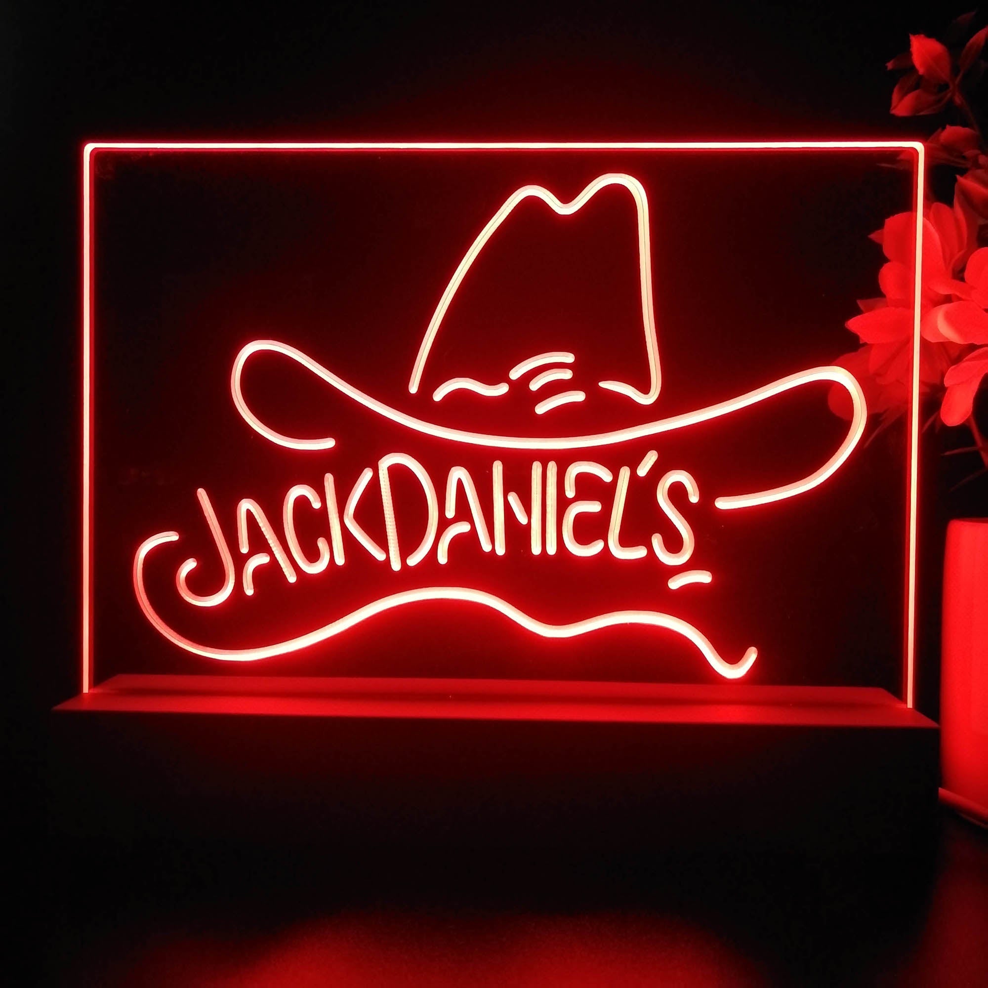 Jack Daniel's Hat Neon Sign Pub Bar Lamp