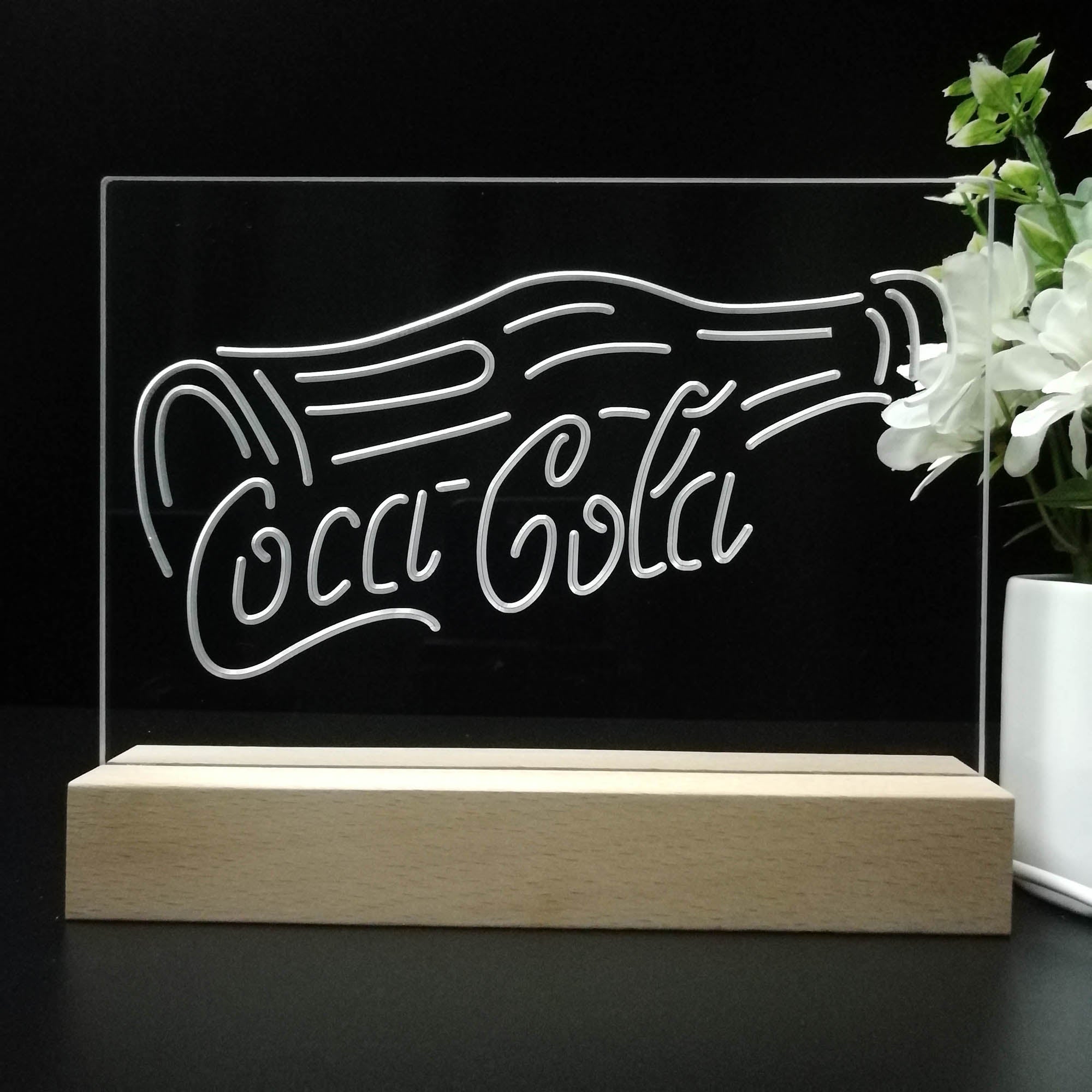 Coca Cola Bottle Drink Bar Neon Sign Pub Bar Lamp