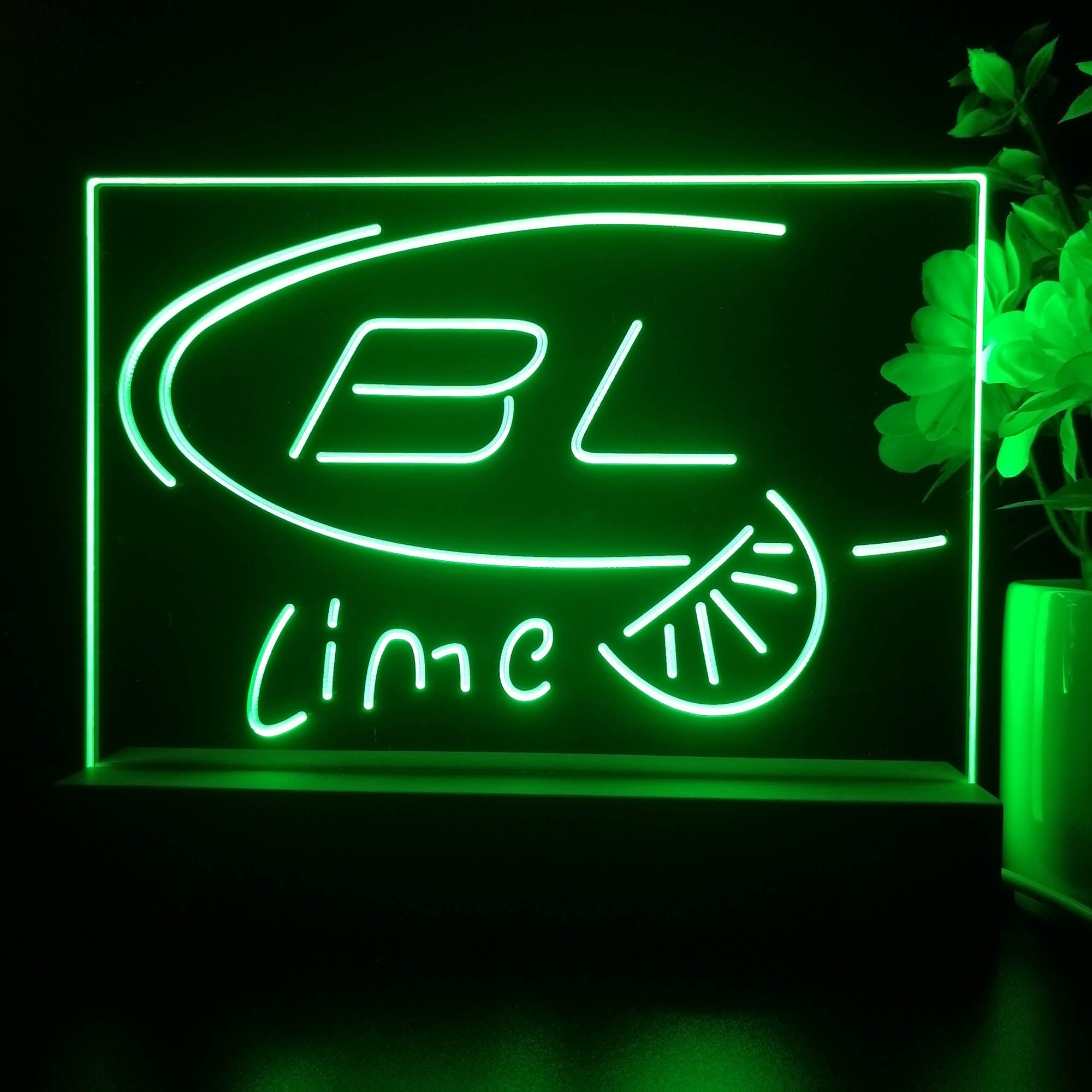 Bud Light Lime Neon Sign Pub Bar Lamp