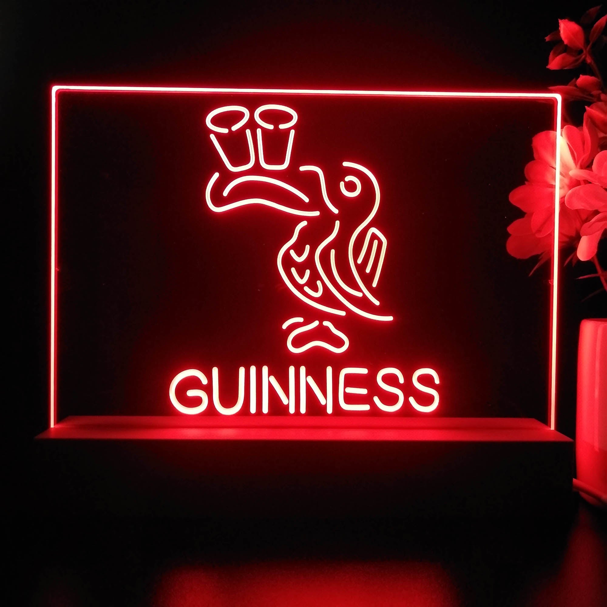 Lovely Day Guinness Beer Toucan Neon Sign Pub Bar Lamp