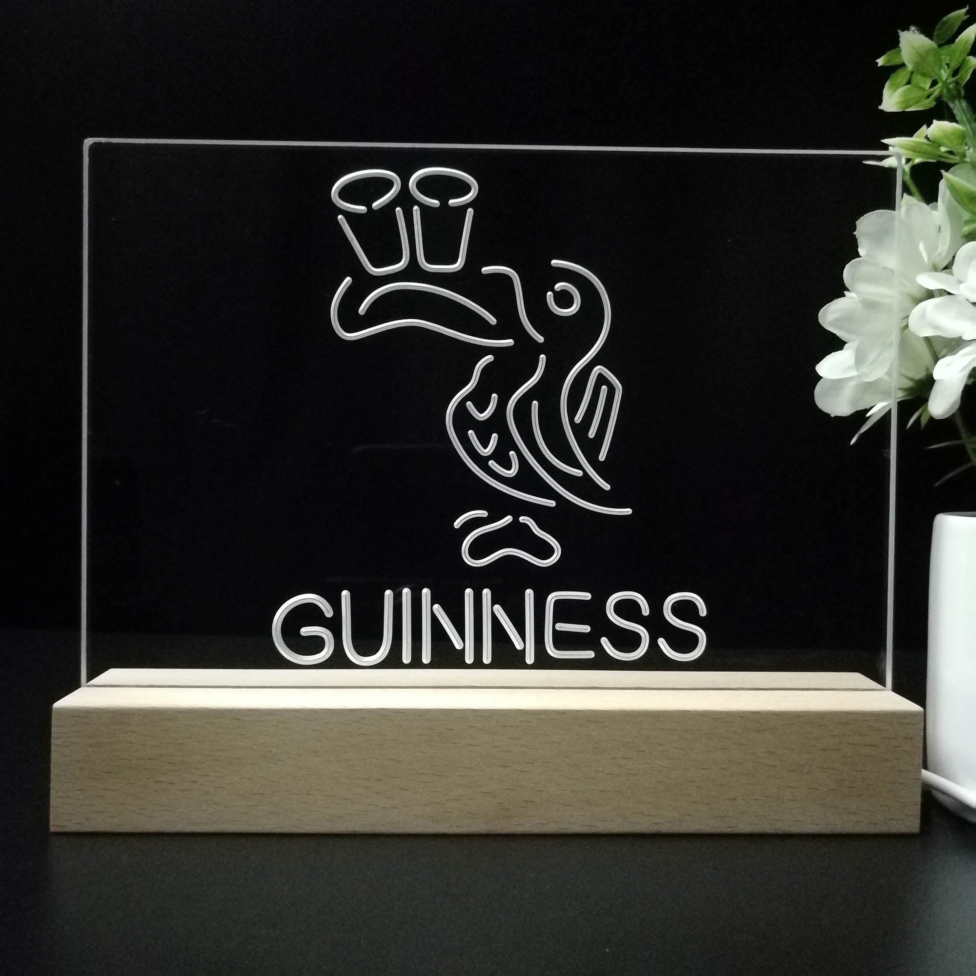Lovely Day Guinness Beer Toucan Neon Sign Pub Bar Lamp