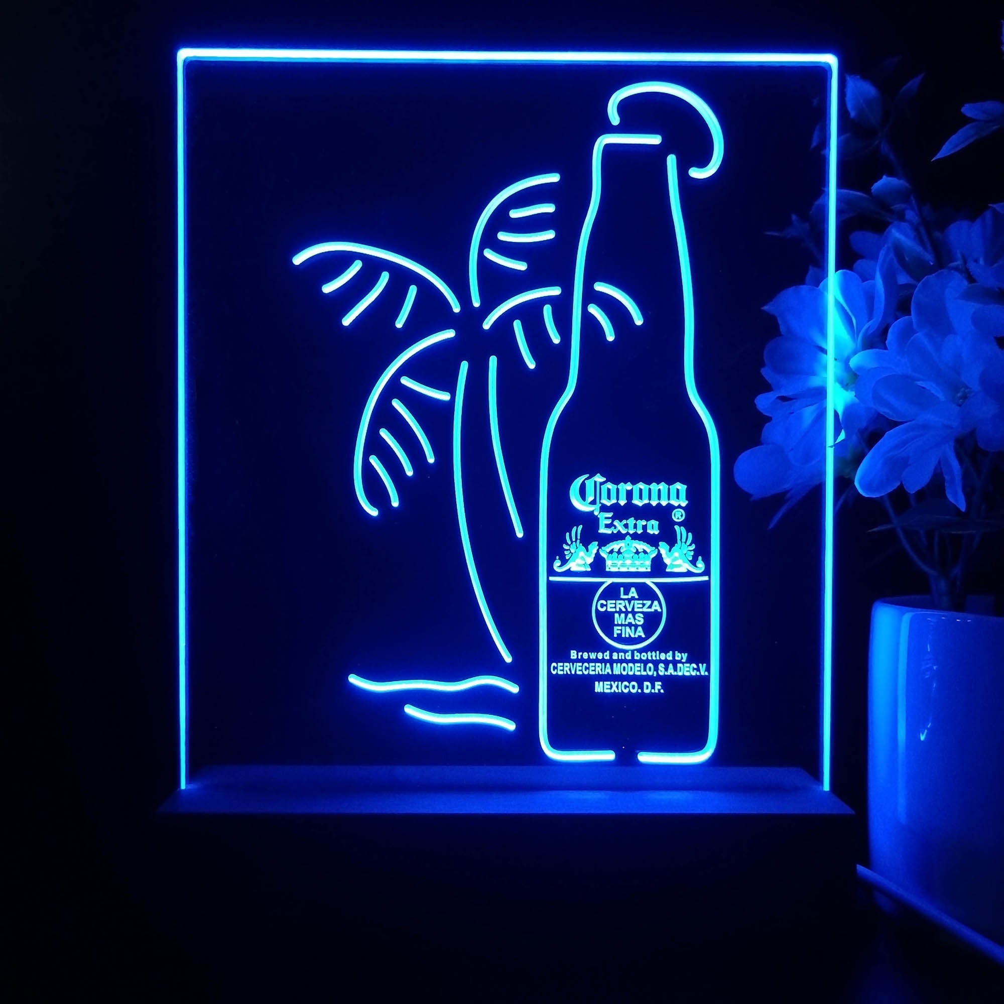 Corona Extra Bottle Night Light Neon Pub Bar Lamp