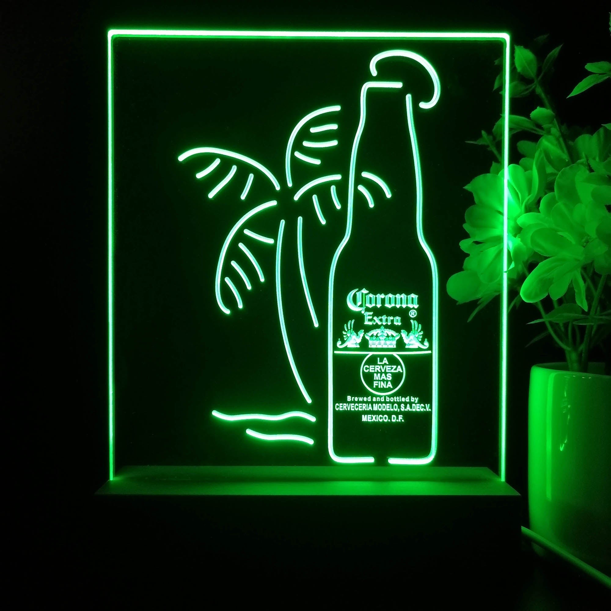Corona Extra Bottle Night Light Neon Pub Bar Lamp