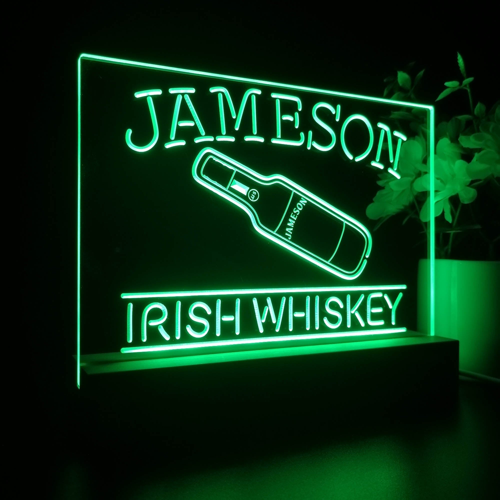 Jameson Irish Whiskey Bar Decoration Neon Sign Pub Bar Lamp