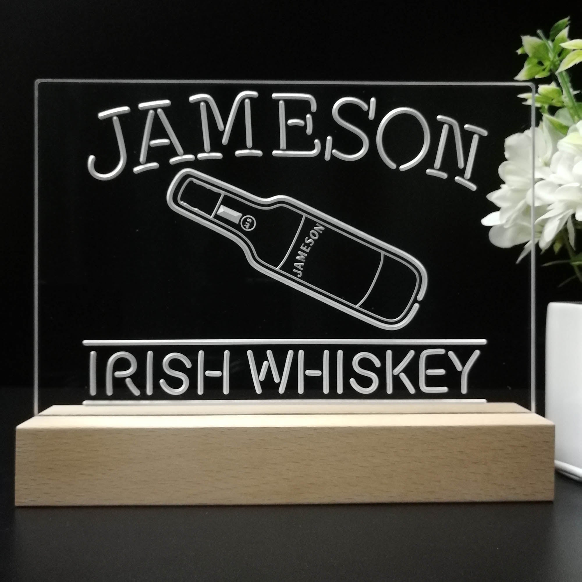 Jameson Irish Whiskey Bar Decoration Neon Sign Pub Bar Lamp