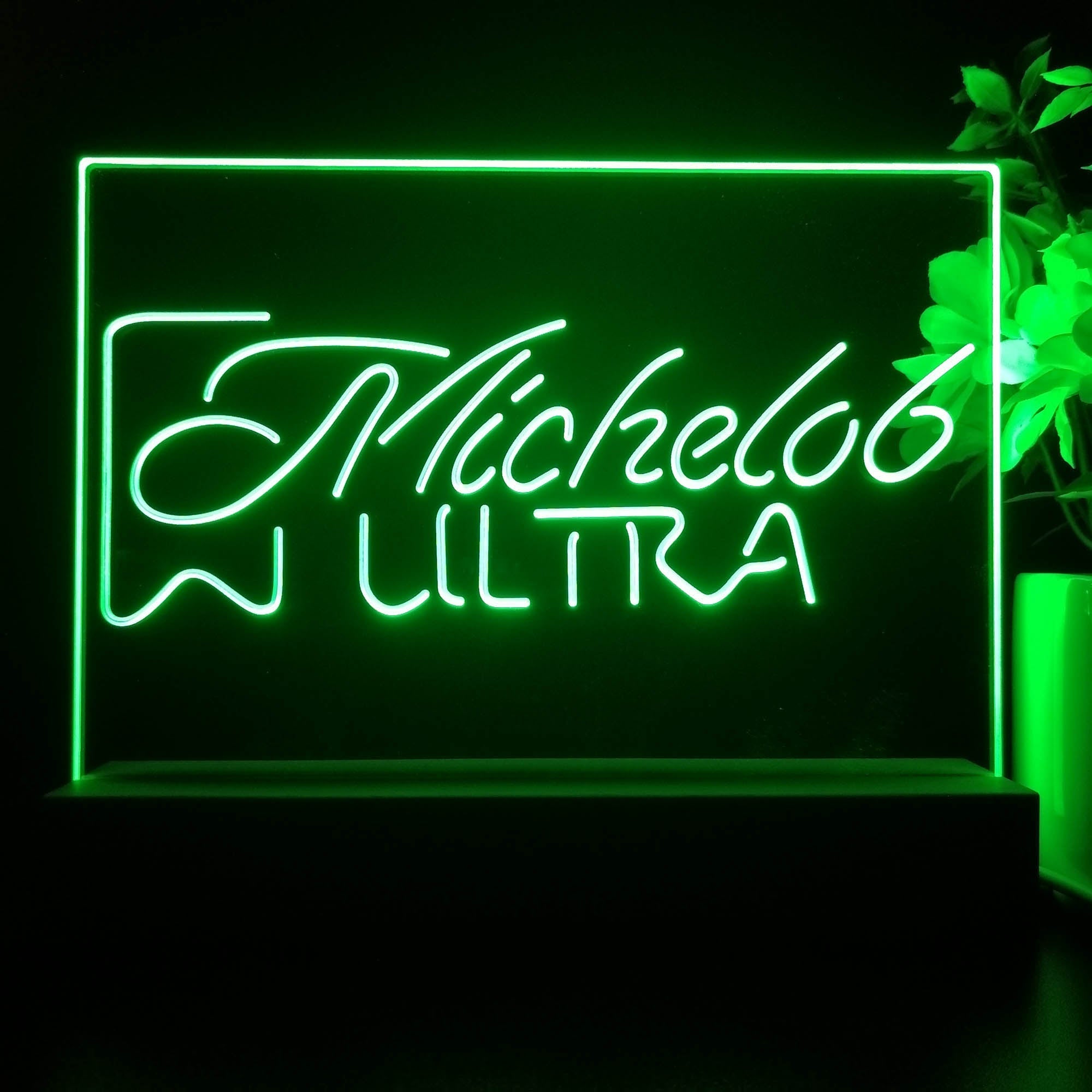 Michelob Ultra Superior Light Beer Neon Sign Pub Bar Lamp